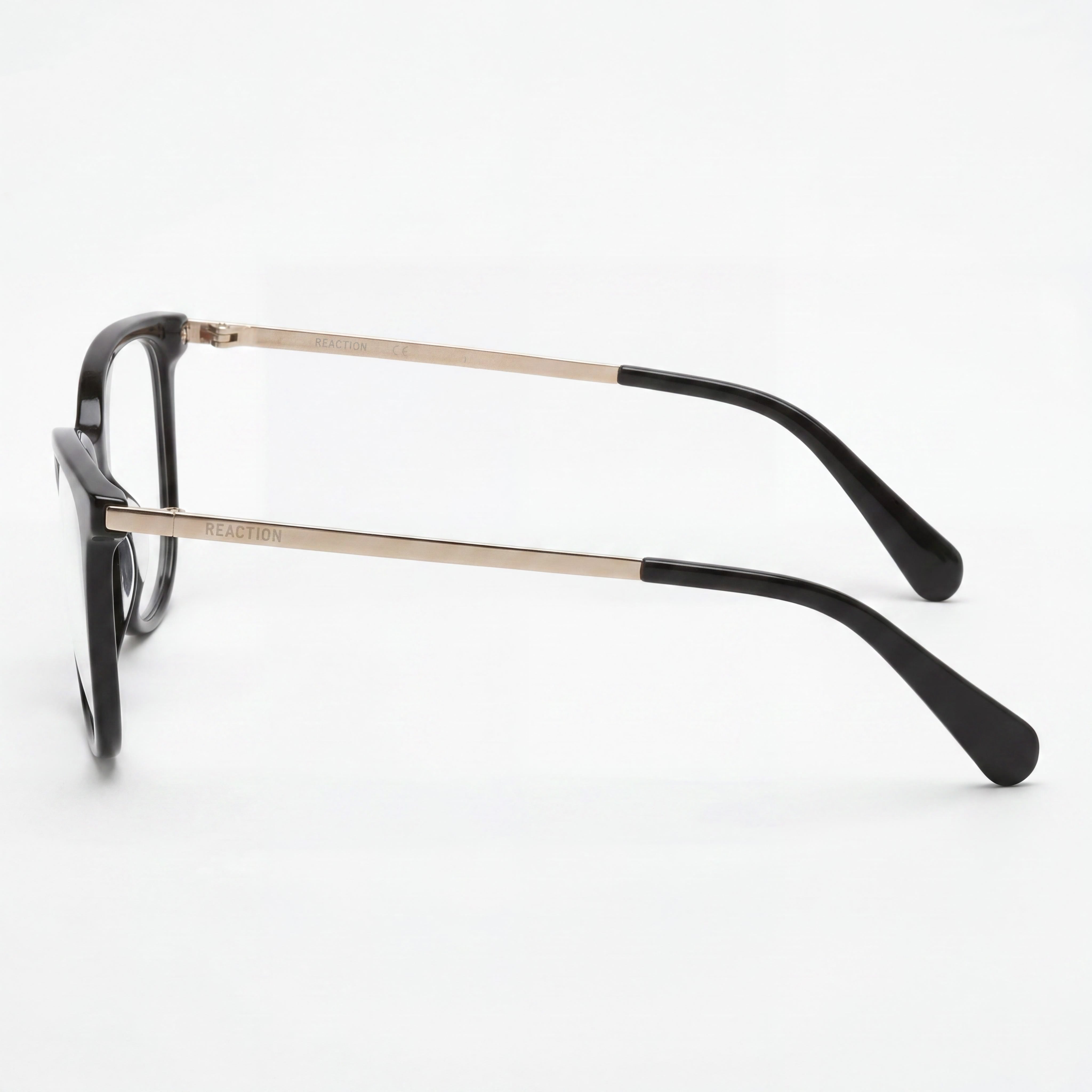 Kenneth Cole Kc0955 Men's Black, Pale Gold Plastic Eyewear 53mm, Photo 3