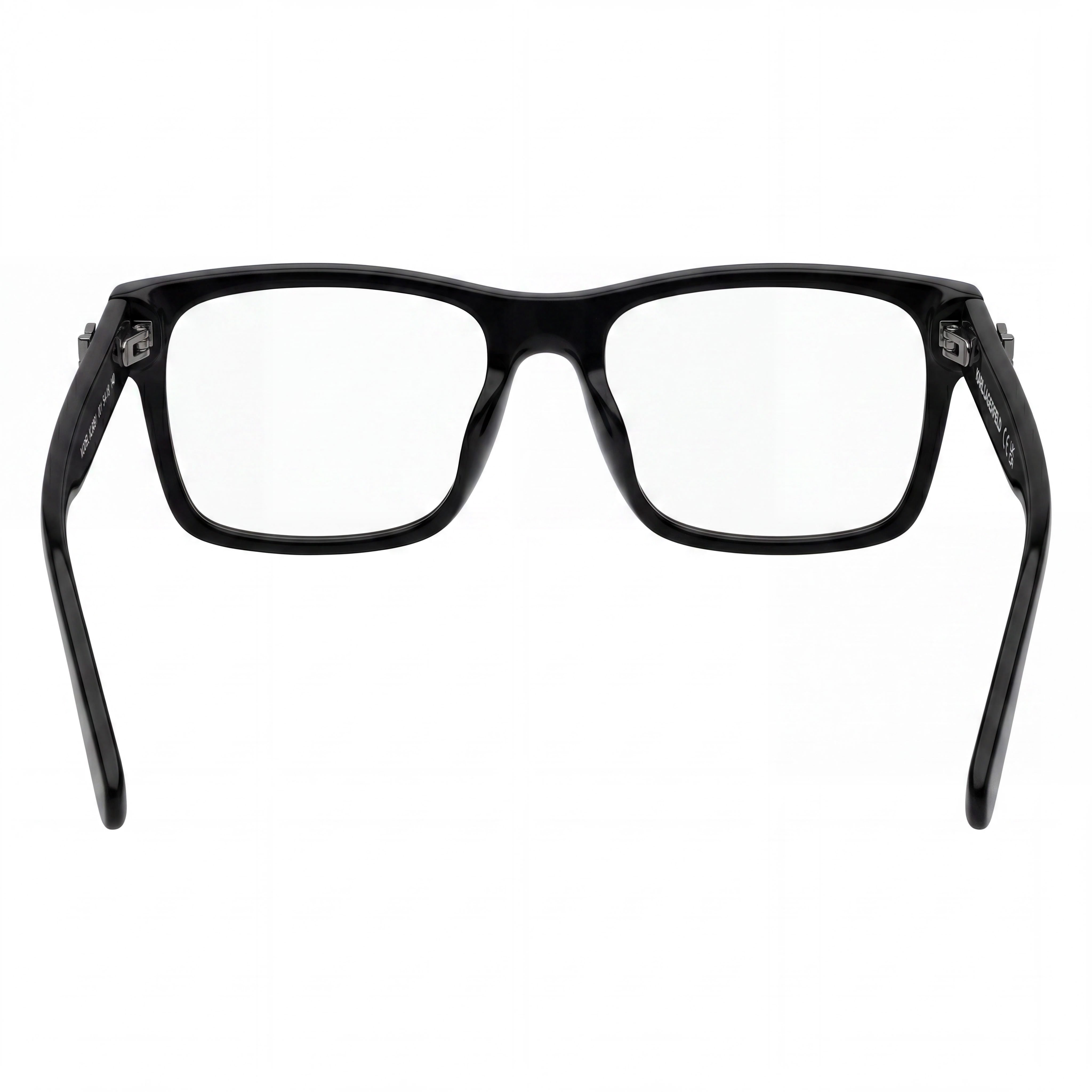 KARL LAGERFELD Modern Women’s Dark Grey Injected Plastic Frame with Dark Grey Polycarbonate Lenses Sunglasses, Photo 3