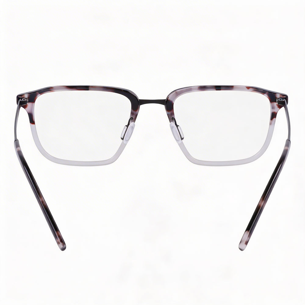 Gafas Flexon B2037 para mujer con montura metálica color oliva brillante y lente de 55 mm de ancho