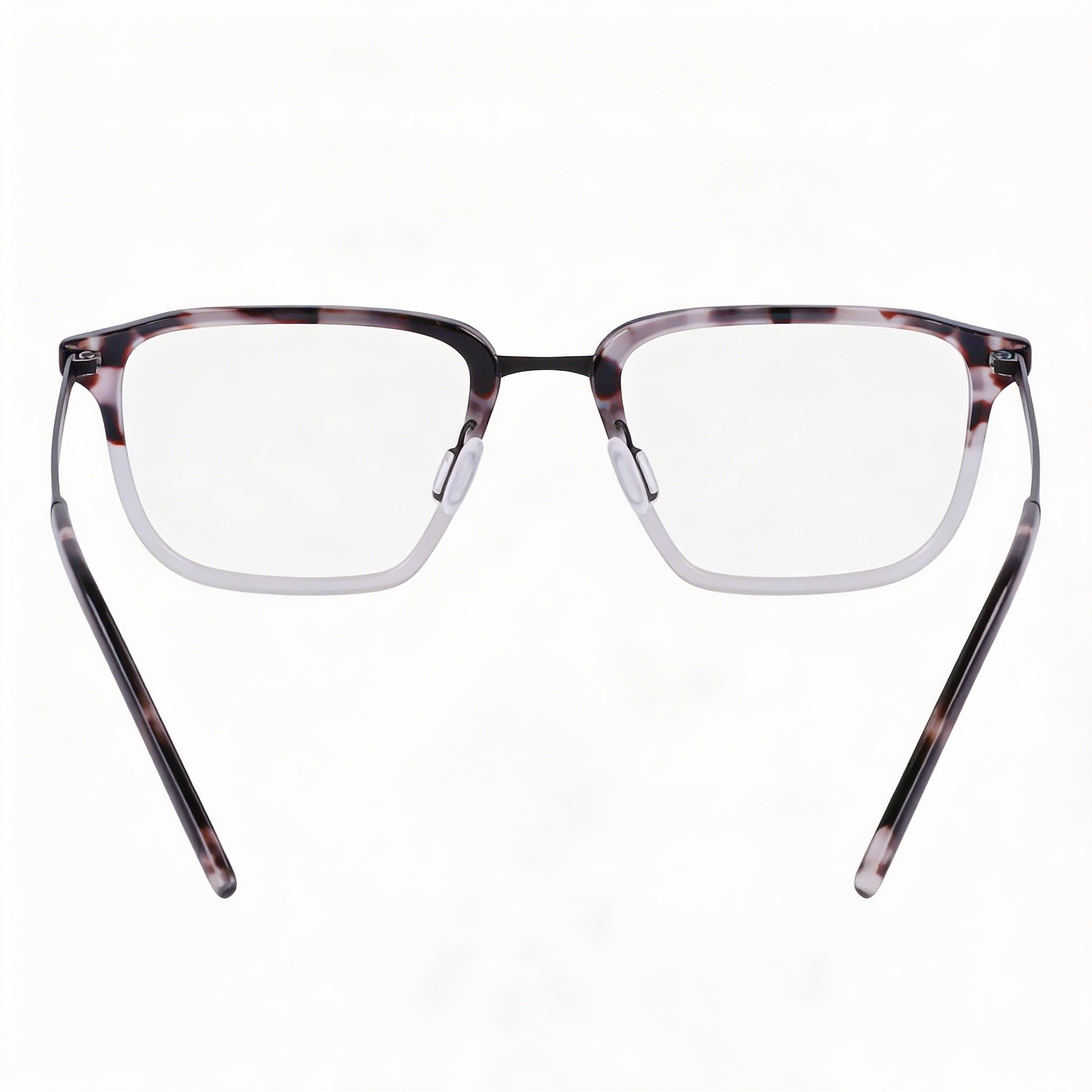 Flexon B2037 Women's Shiny Olive Tortoise Metal Frame Eyewear 55mm Lens Width, Photo 3