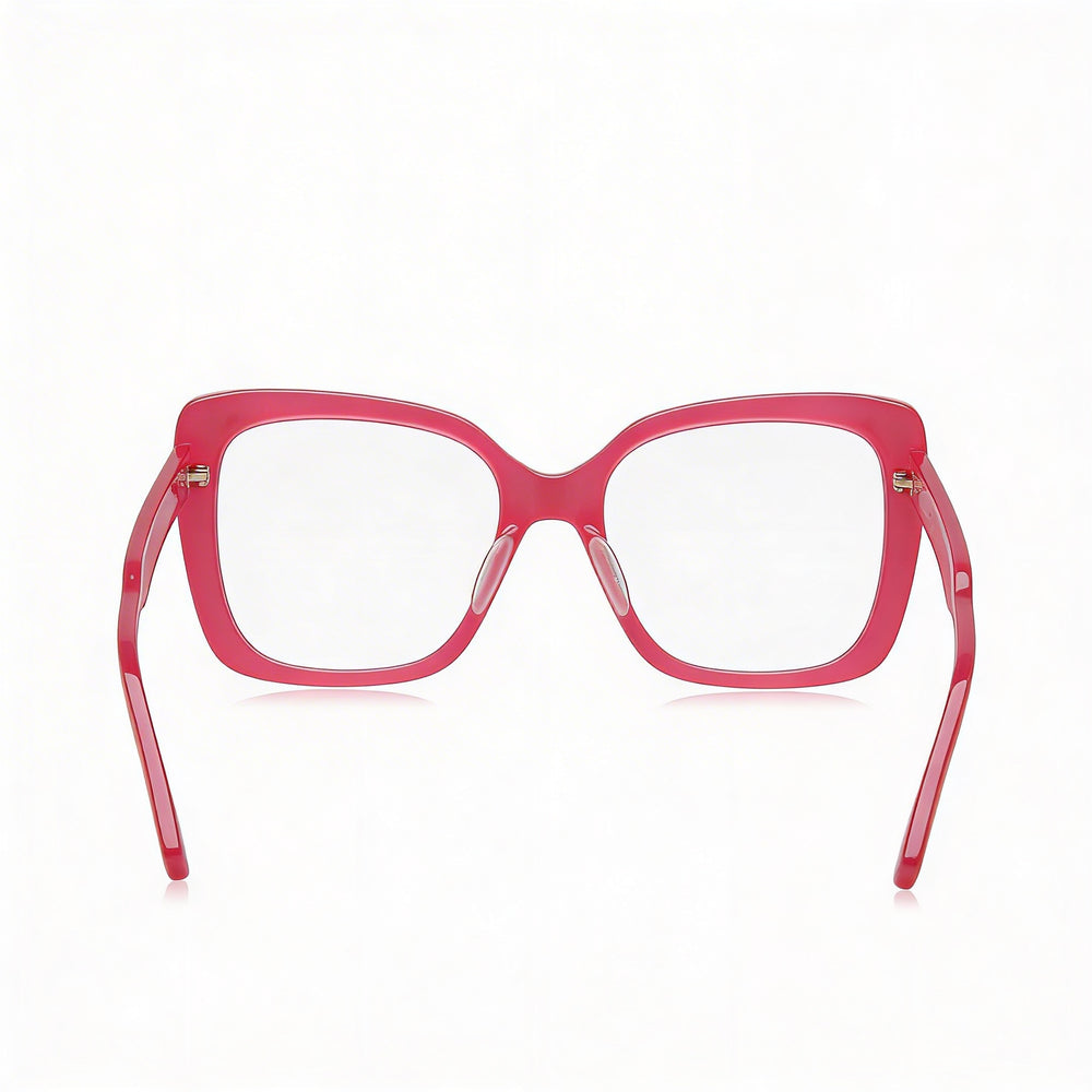 Gafas Moschino Modernas de Acetato Fucsia para Mujer - Lente 52mm, Puente 19mm, Patilla 140mm