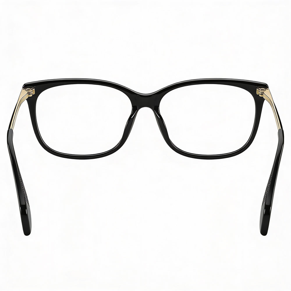 Gafas de sol rectangulares con montura completa de metal dorado para mujer de Rag &amp; Bone Rnb 3006 con lentes transparentes sin policarbonato, talla 54-16