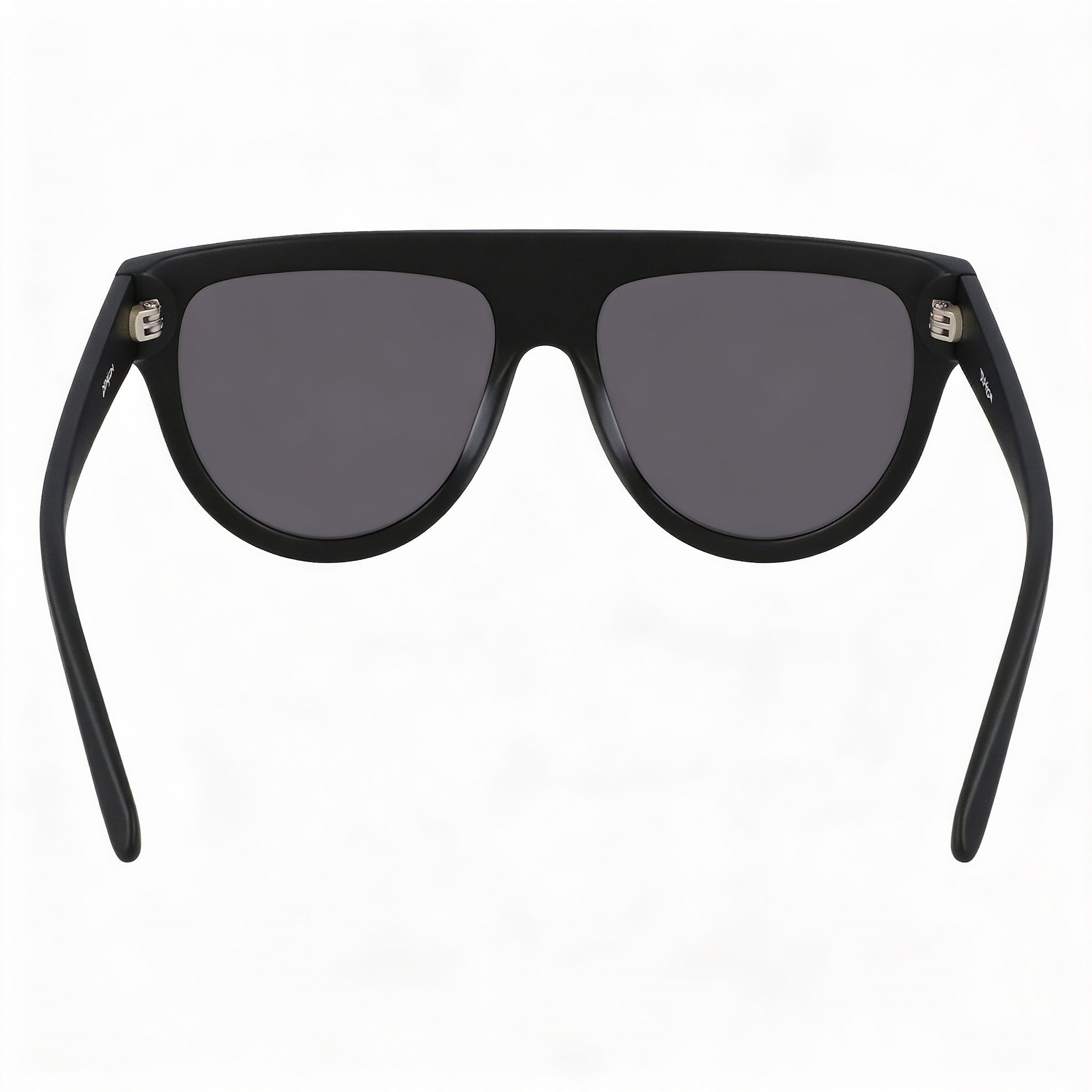 Gafas de sol unisex modernas Dragon Alliance con montura de plástico negro mate, lentes de acetato ahumado, no polarizadas, protección UV, 58 mm, Photo 3