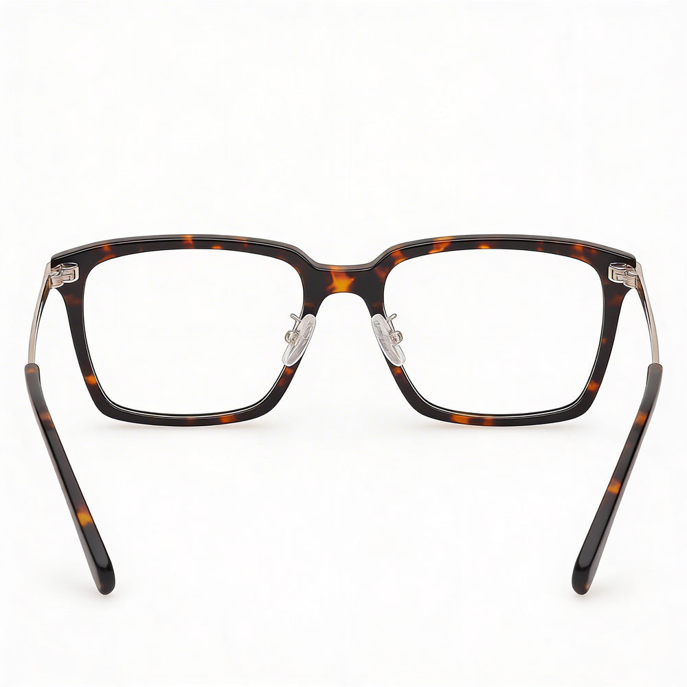 Guess Gu50206-d Unisex Eyewear with Dark Havana Frame, Polycarbonate Non- Lenses 55/18/145