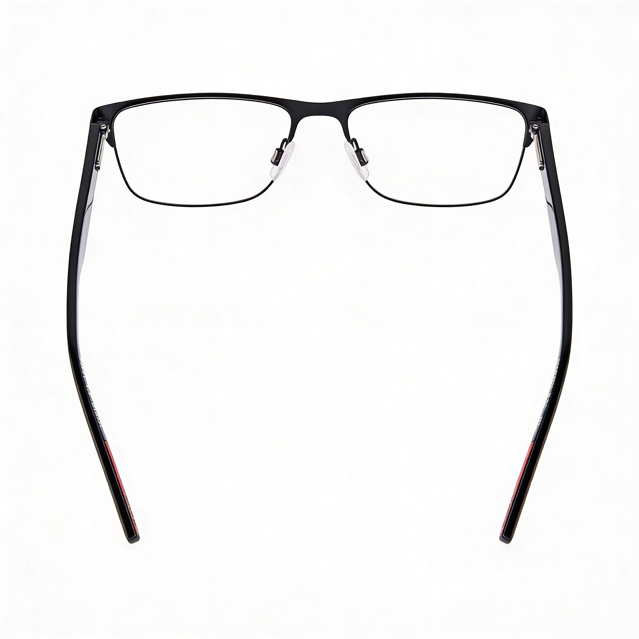 Hugo Boss Modern Men's Sunglasses with Black Alloy Steel Frame and Black Polycarbonate Lenses, 55mm, Photo 3