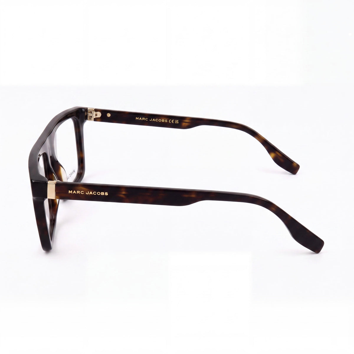 Marc Jacobs MARC 759 Unisex Rectangular Flat Top Havana Acetate Non DEMO LENS Eyeglasses 53-19-145, Photo 2