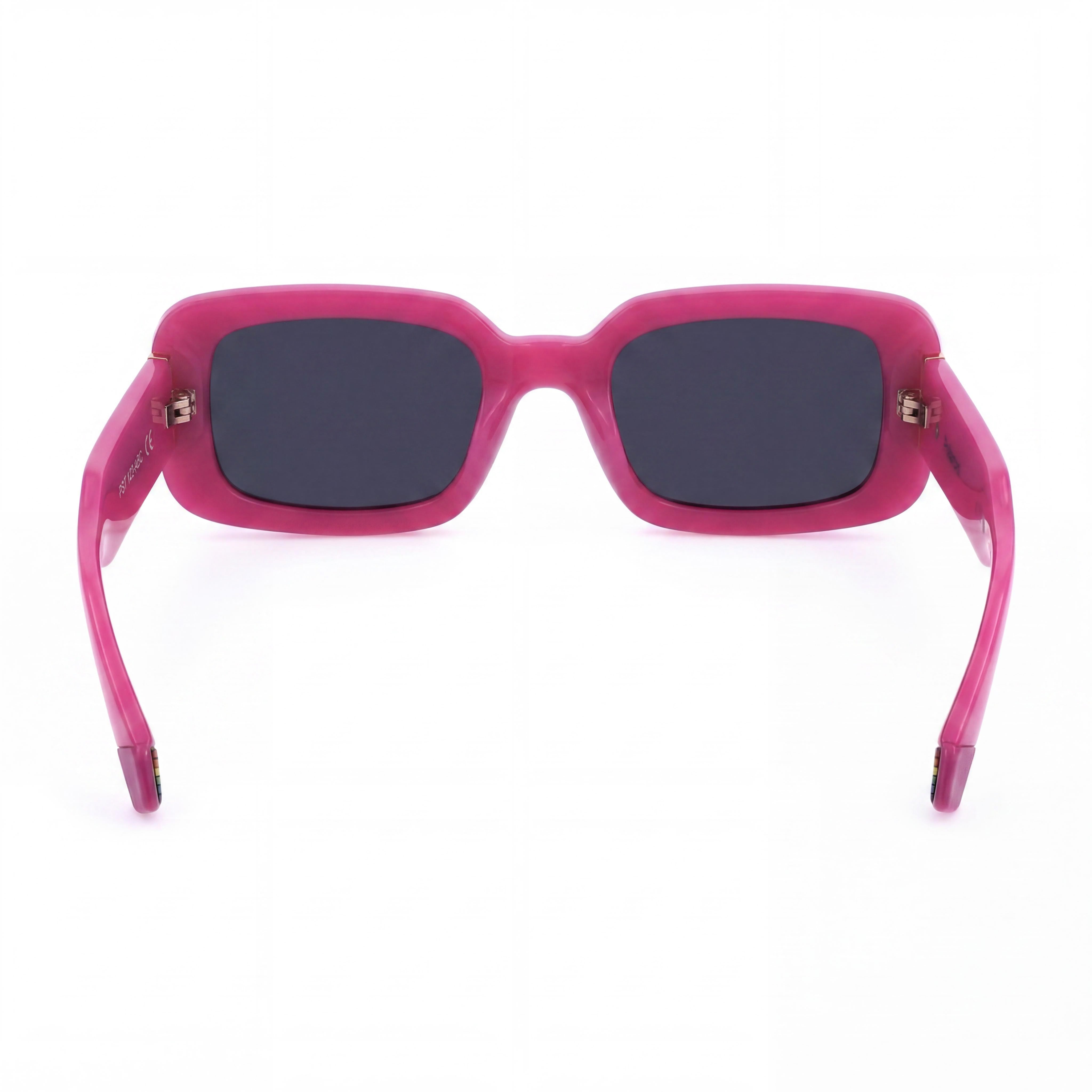 Gafas de sol clásicas Polaroid para mujer, fucsia, policarbonato, protección UV, ancho de lente 52 mm, Photo 3