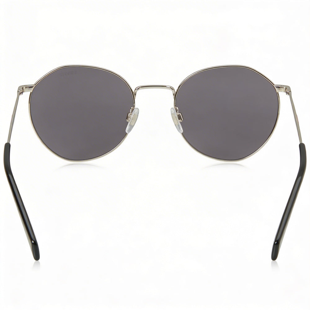 Gafas de sol modernas Levi's para mujer con montura de acero inoxidable paladio y protección UV de 54 mm