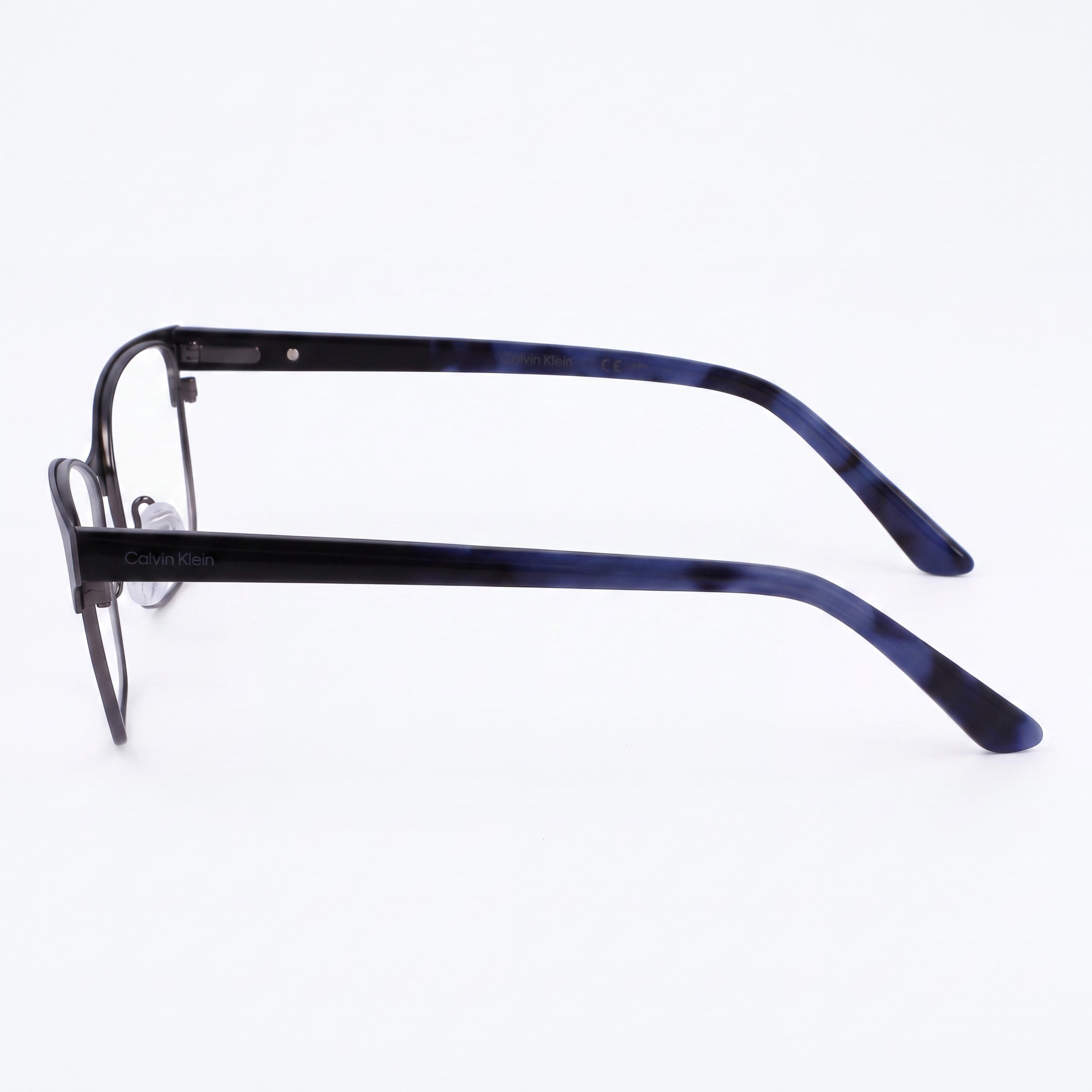 Calvin Klein Ck23107 Unisex Blue Metal Frame Eyewear with Polycarbonate Lenses, 52mm Lens Width, Photo 2