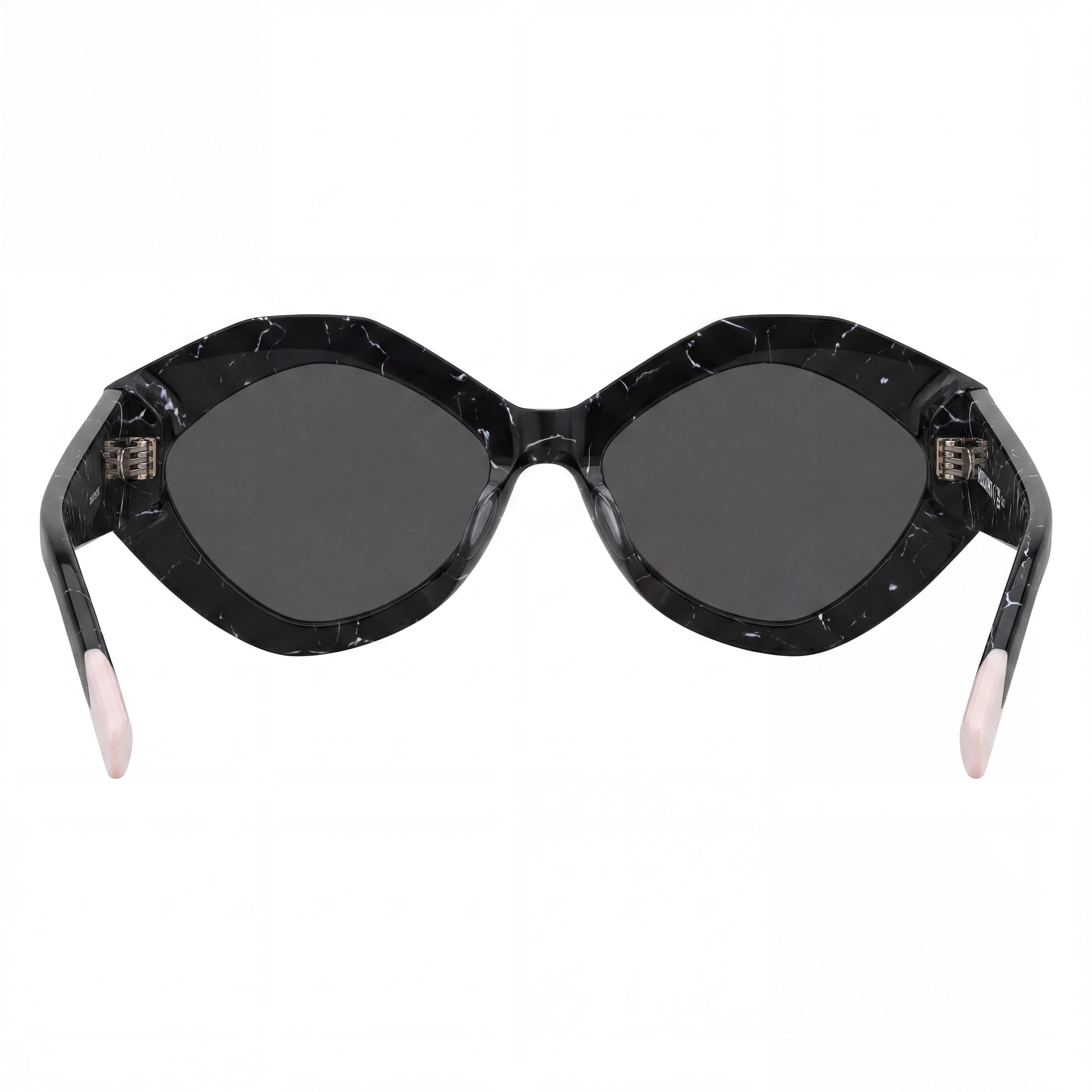 M Missoni Women's Casual Sunglasses with Black Marble Acetate Frame & Polycarbonate Lenses 56mm, Photo 3