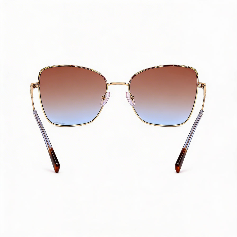 Gafas de sol Missoni Classic para mujer con montura de metal gris dorado y lentes de color gris oscuro de 59 mm con protección UV