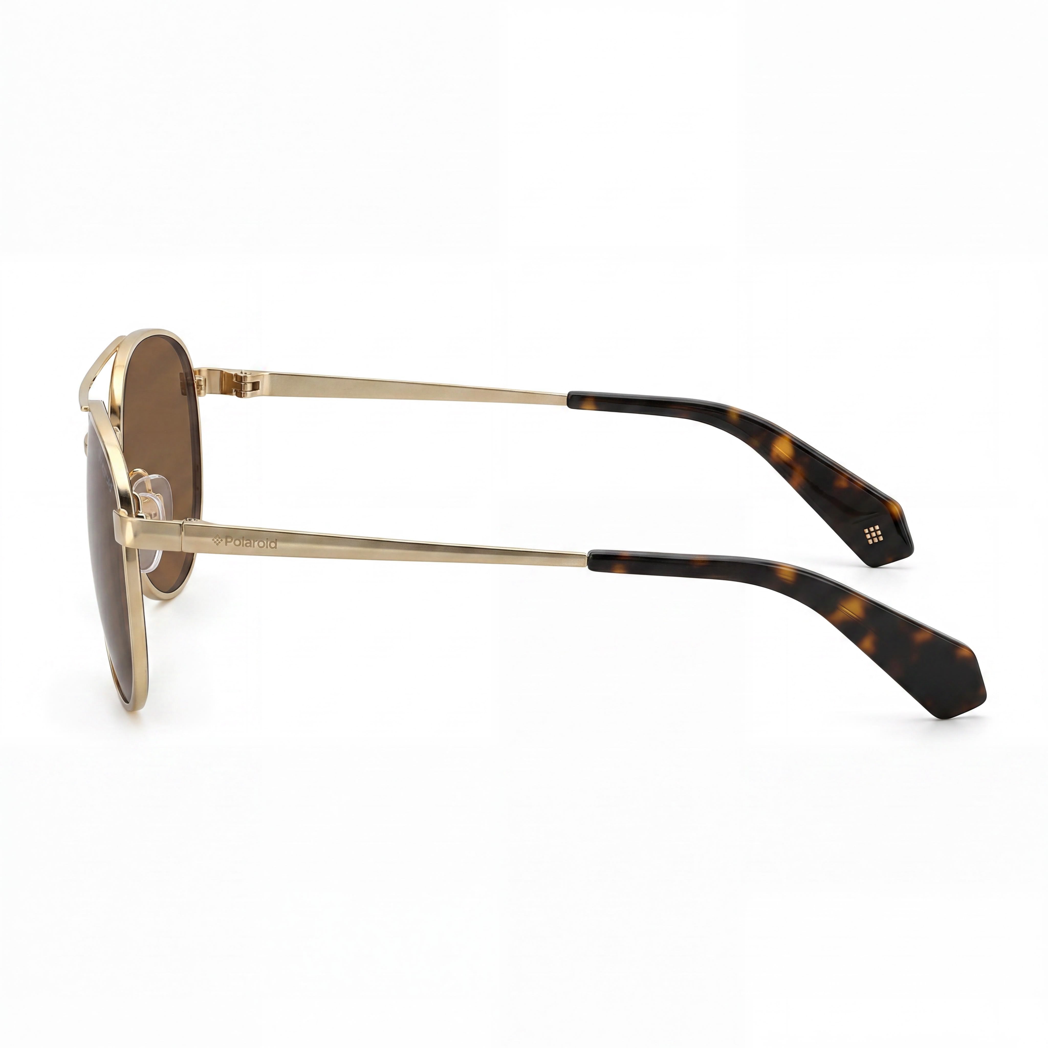 Gafas de sol Polaroid Pld 6070/S/X para mujer, color dorado/carey, de acero inoxidable, color marrón oscuro, polarizadas, con protección UV, 56 mm, Photo 3