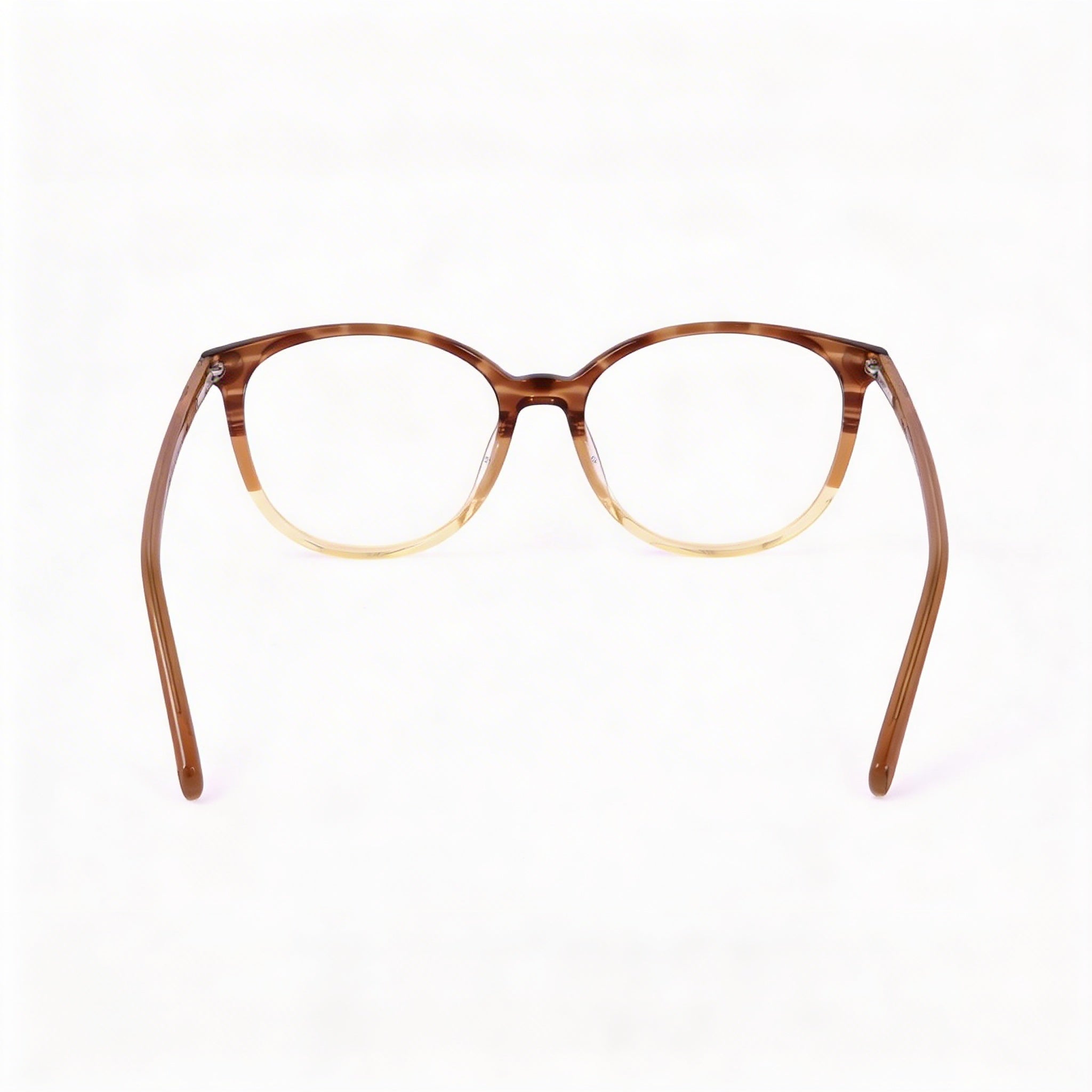 M Missoni Pattern Collection Eyewear Women's Full-Rim Rounded Brown Horn Acetate Optical Glasses 51mm, Photo 3