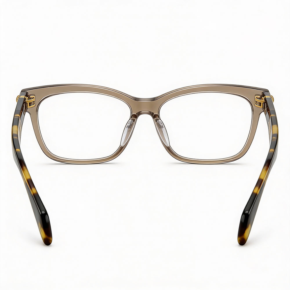 Gafas de acetato con lunares negros y grises para mujer rag & bone rnb 3004 de 50 mm