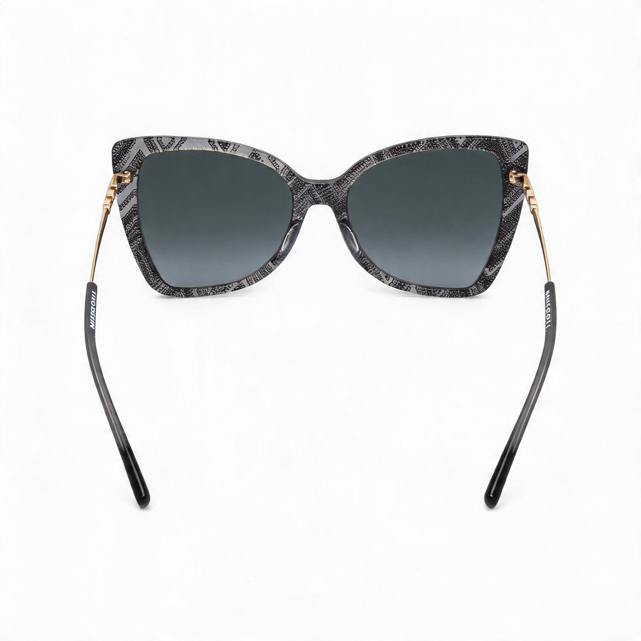 M Missoni Classic Women's Acetate White Black Pattern UV Protected Non-Polarized Sunglasses 58mm, Photo 3