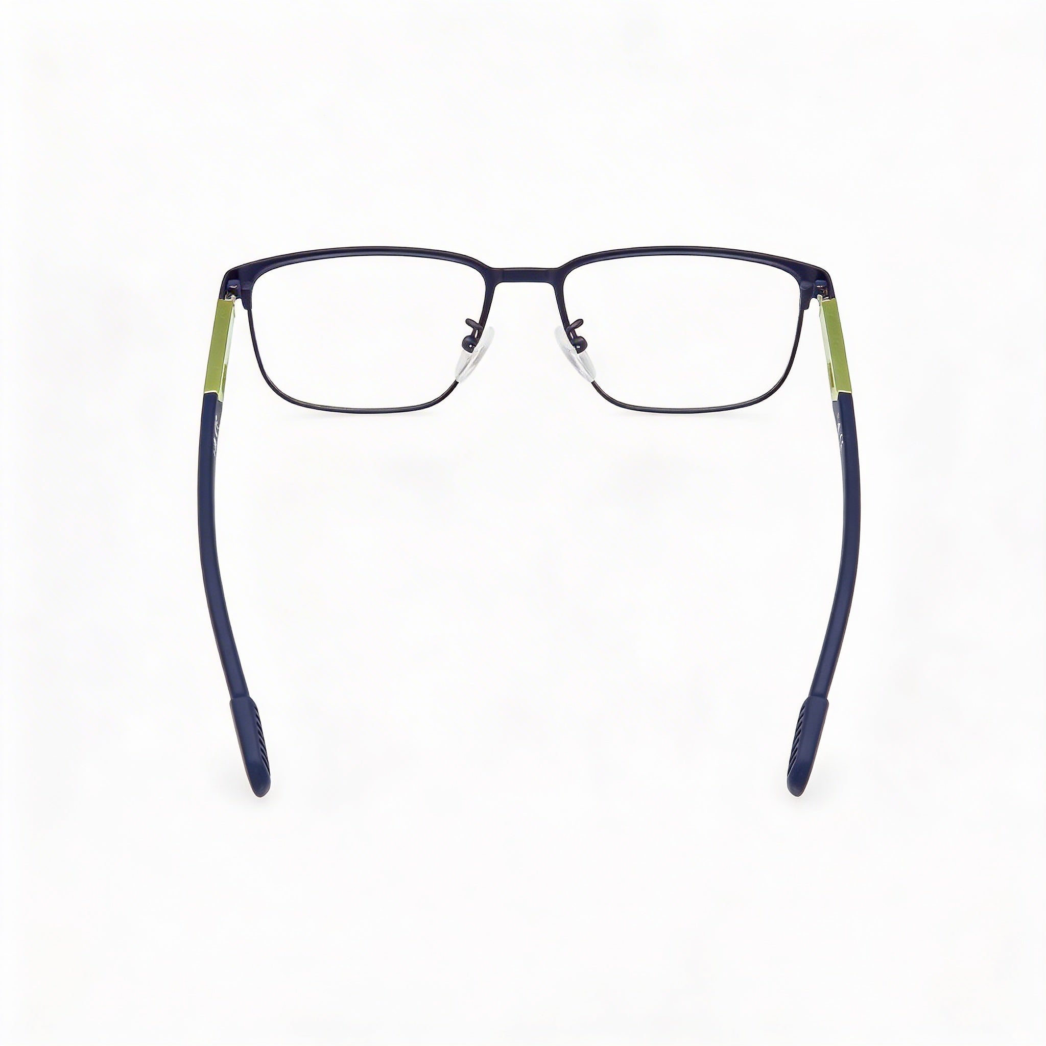 Gafas Adidas Navigator para hombre, de metal azul mate, con lentes transparentes de demostración, graduadas, 52-16-145, Photo 3