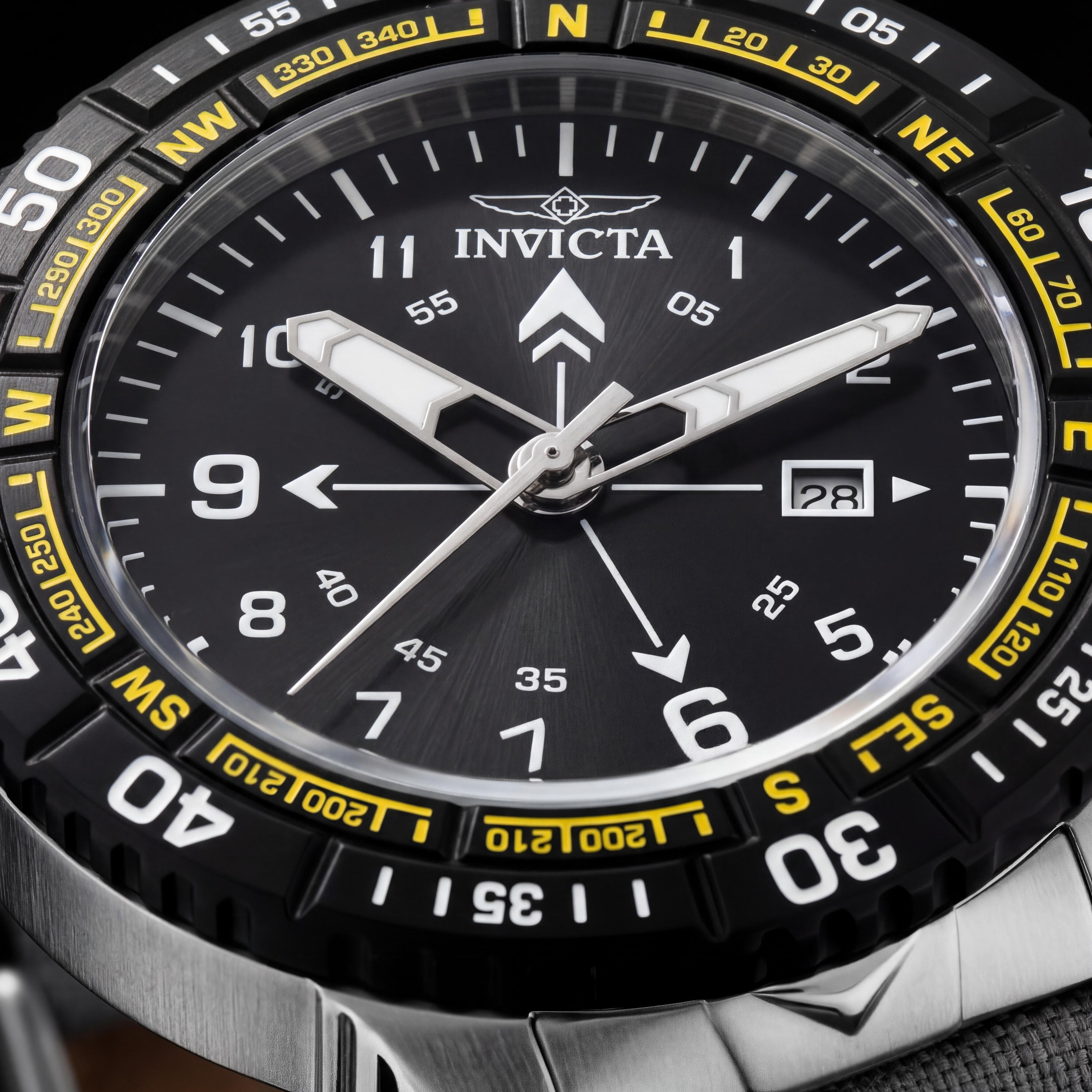 Invicta Unisex Coalition Forces IN-49508 Black Stainless Steel Chronograph Watch 49mm, Photo 2