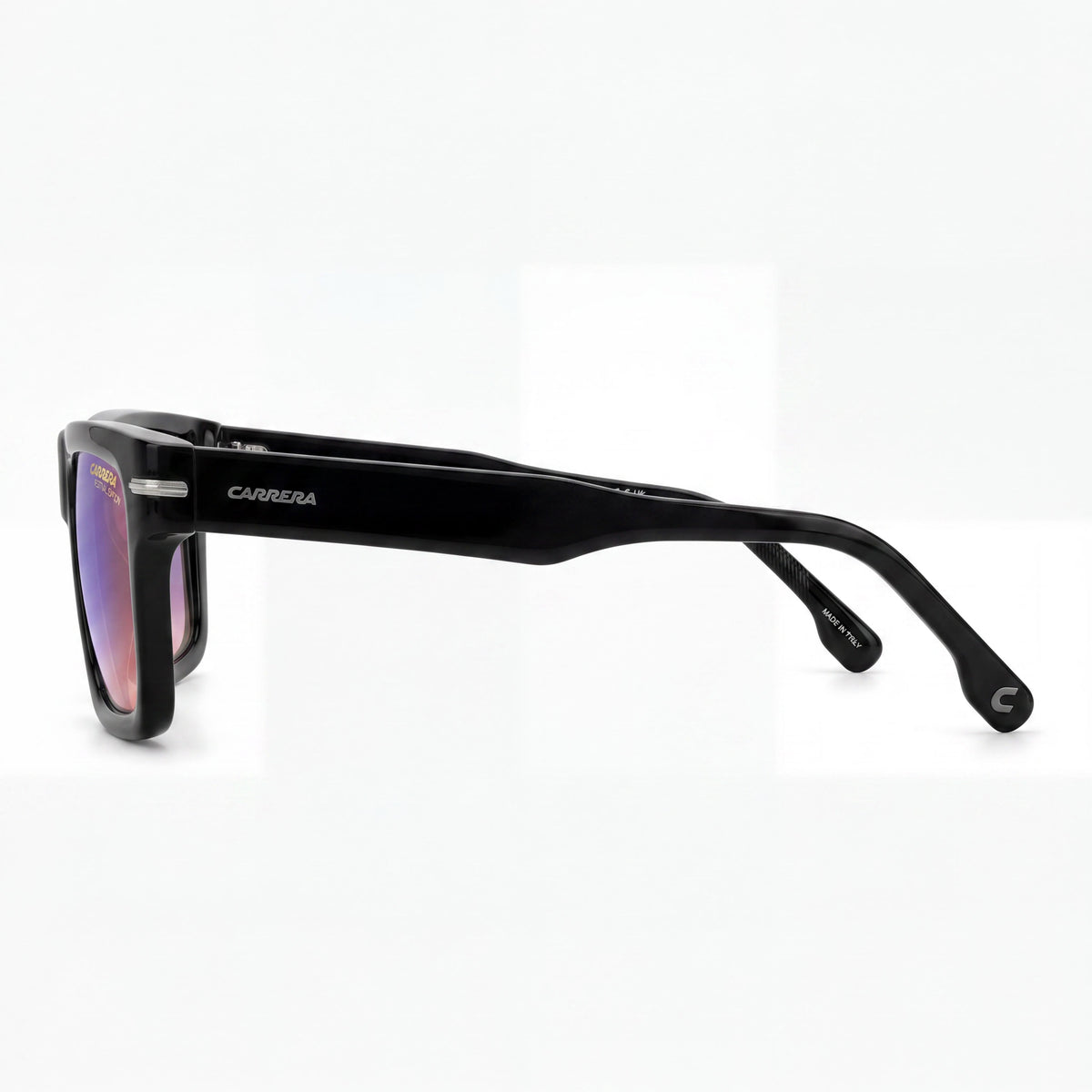Gafas de sol Carrera 305/S rectangulares negras y azules unisex, 54 mm, Photo 3