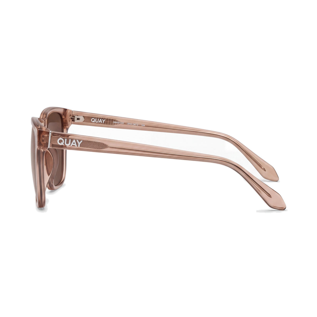 QUAY AUSTRALIA Unplugged Men's INJECTION Oat Brown Frame Brown Polarized UV Protection Sunglasses 145-18-144mm, Photo 3