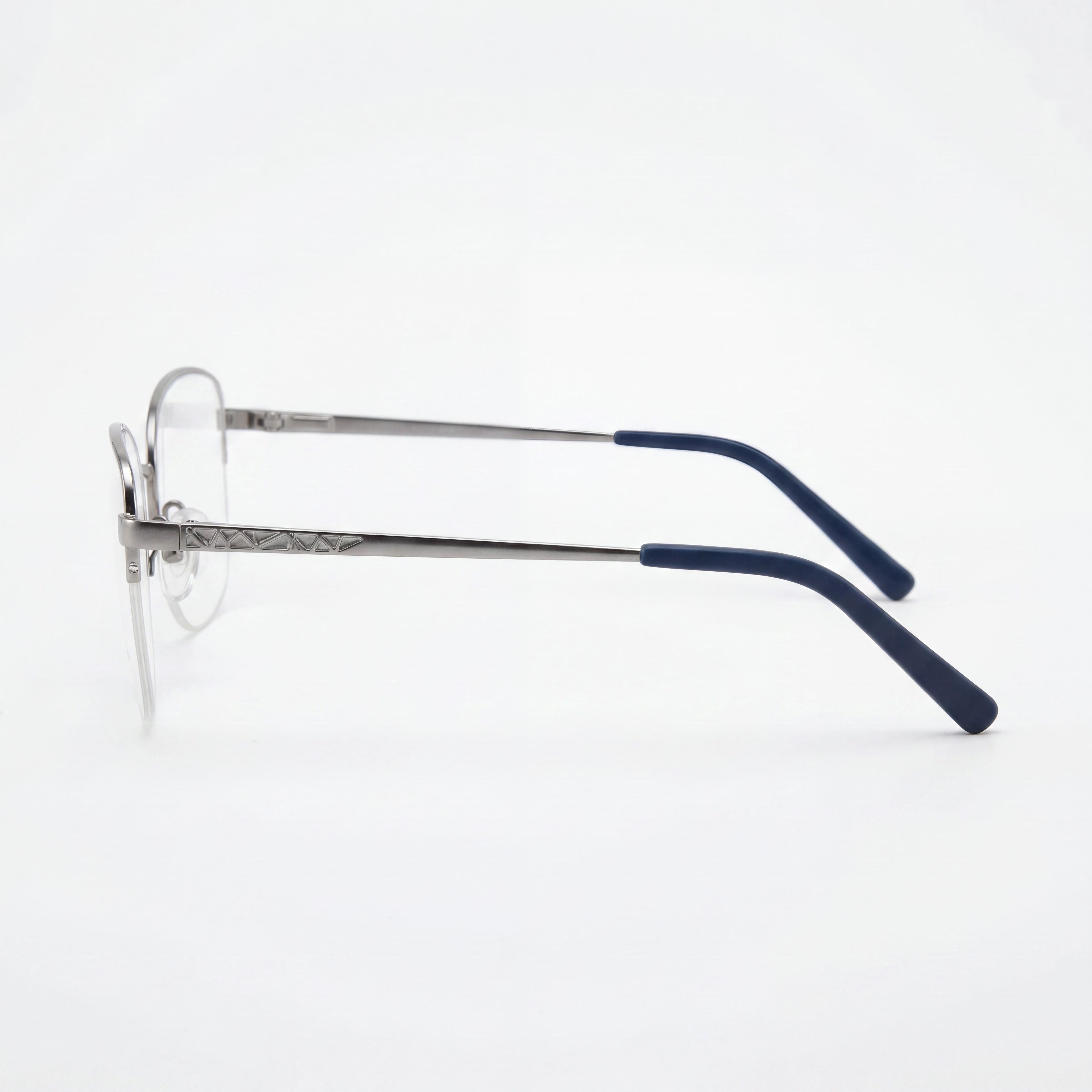 Adensco Ad 252 Men's Blue Metal Frame Eyeglasses 51mm, Photo 2