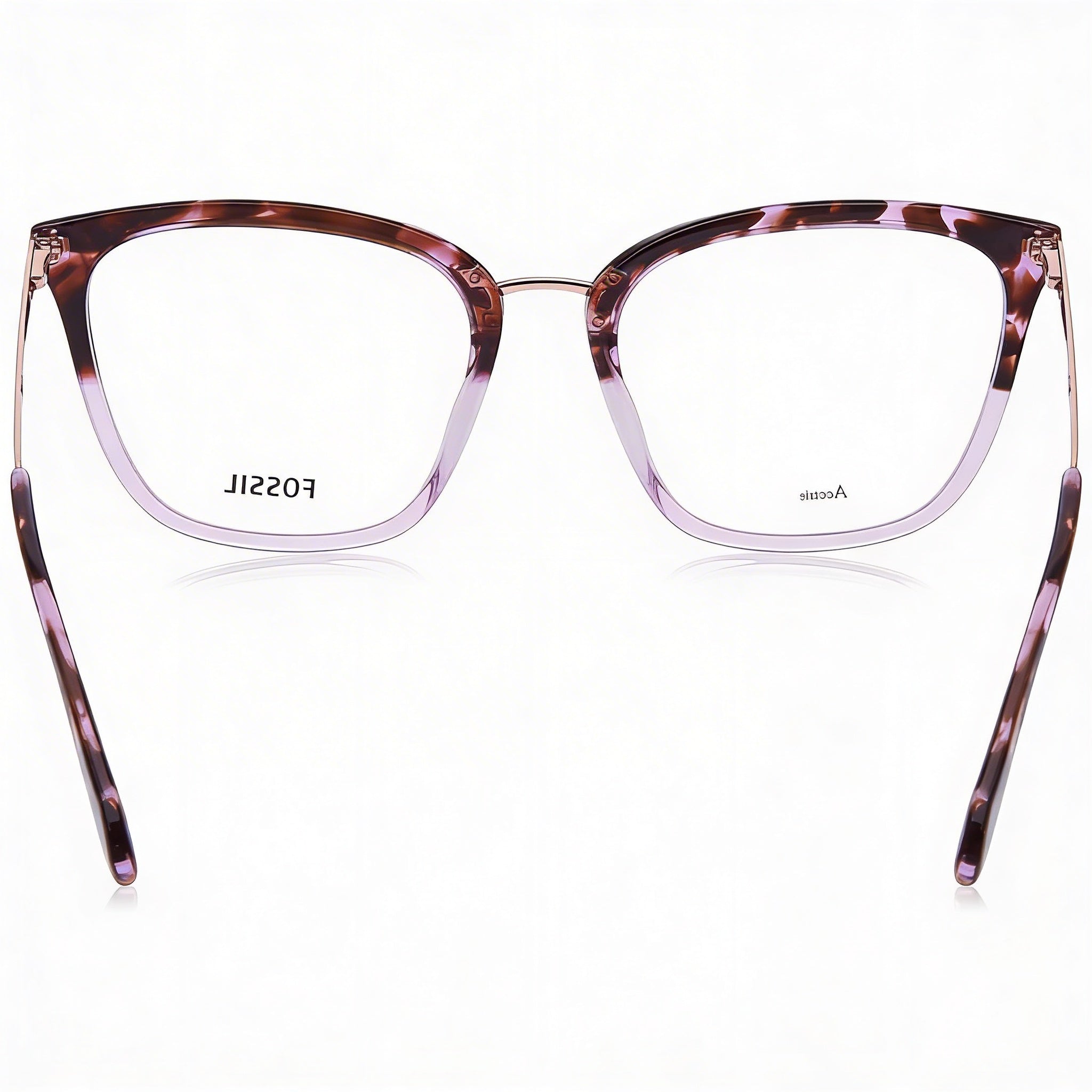 Fossil Fos 7159 Women's Plastic Rectangular Clear Lens Eyeglasses 53/19, Photo 3