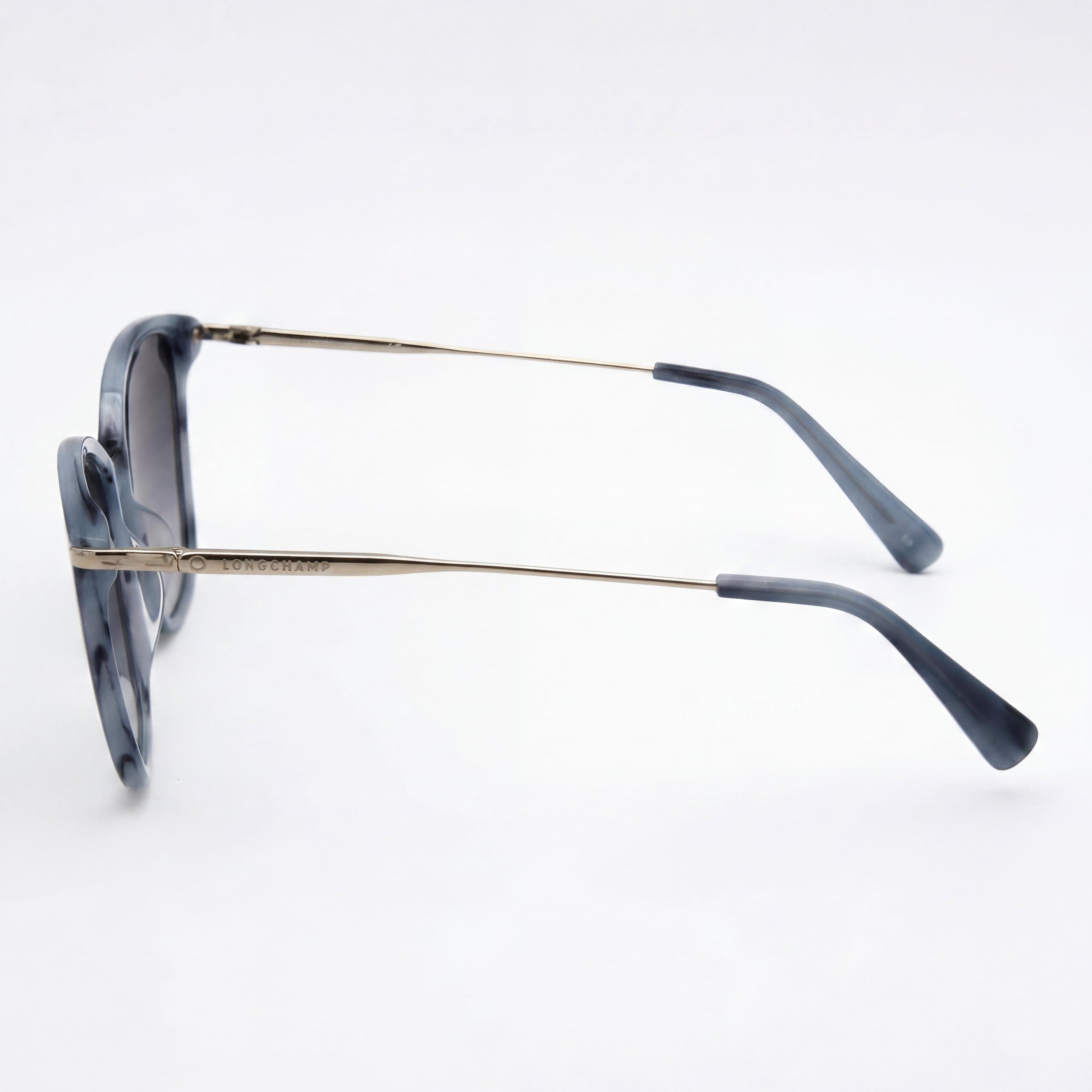 Gafas de sol Longchamp LO660S para mujer, estilo casual, de plástico, no polarizadas, color azul mármol, 54 mm, Photo 3