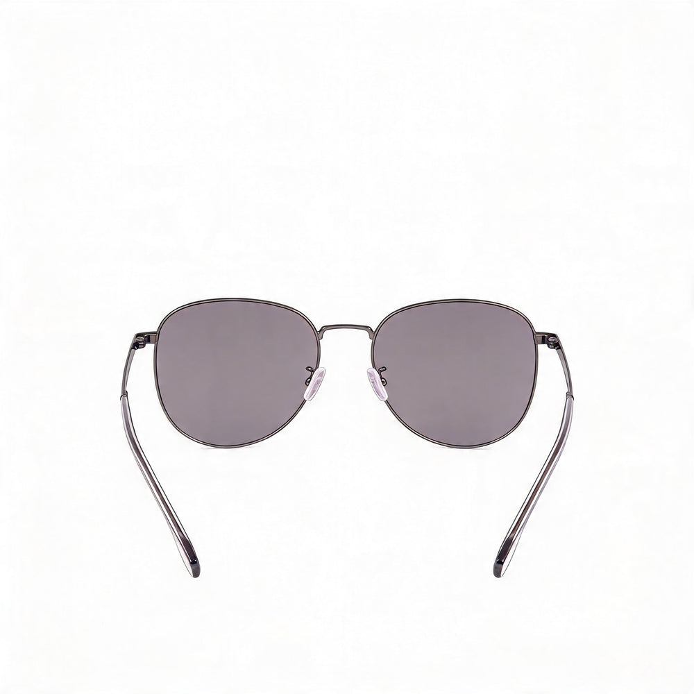 Hugo Boss Modern Unisex Stainless Steel Silver Mirror Ruthenium Non-Polarized UV Sunglasses 57-18-145mm