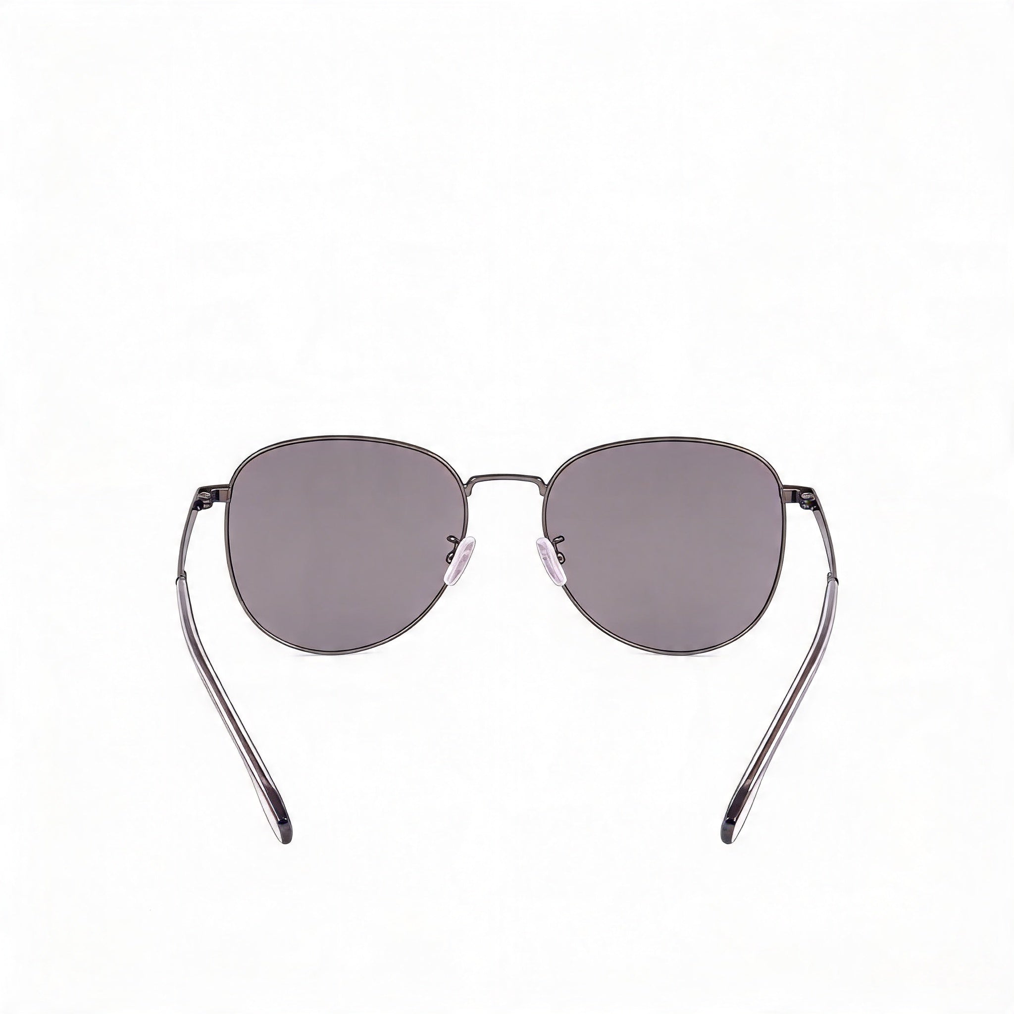 Hugo Boss Gafas de sol unisex modernas de acero inoxidable con espejo plateado, rutenio y sin polarizar con protección UV 57-18-145 mm, Photo 3