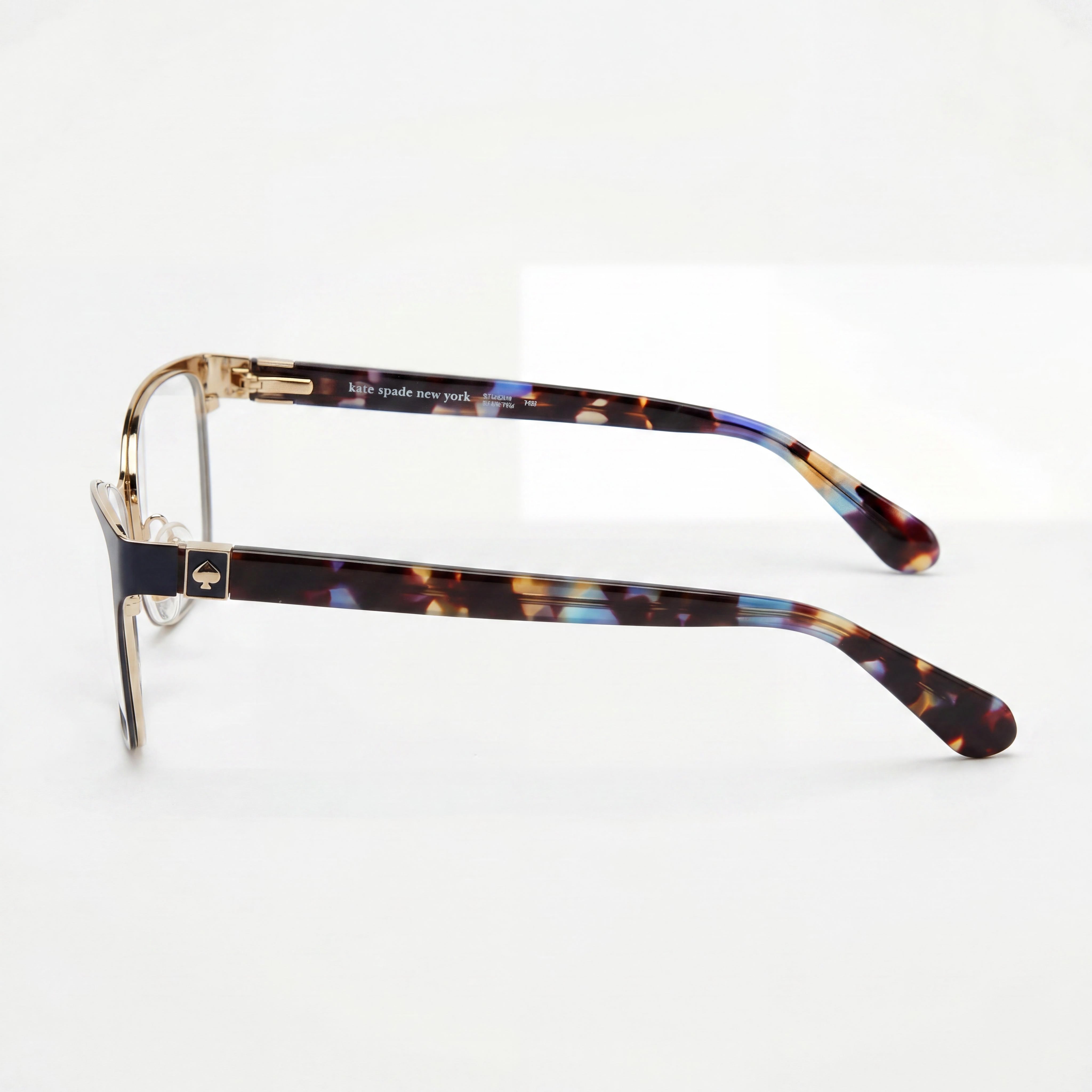 kate spade new york Classic Women's Gold Blue Stainless Steel Frame Non-Polarized Sunglasses 52mm, Photo 2