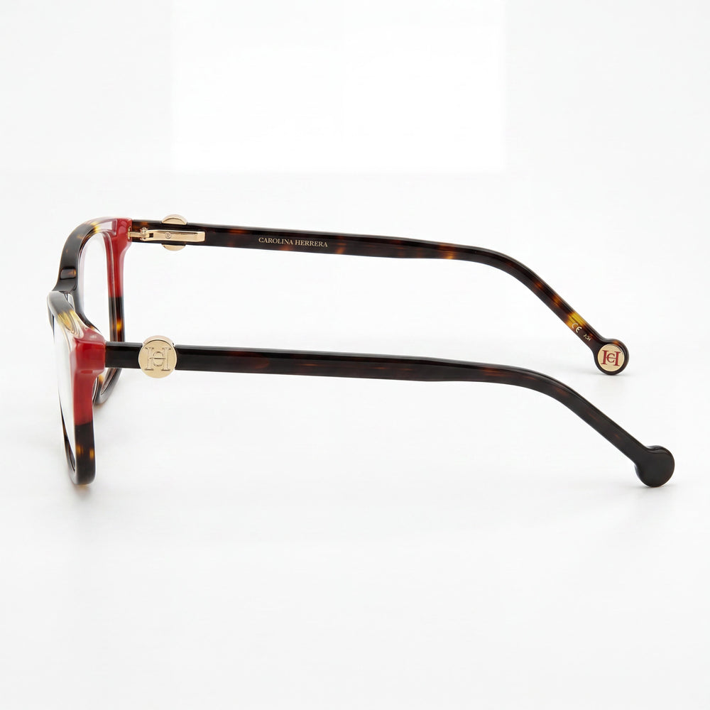 Carolina Herrera Women's Modern Acetate Havana Red 54mm UV Protection Sunglasses