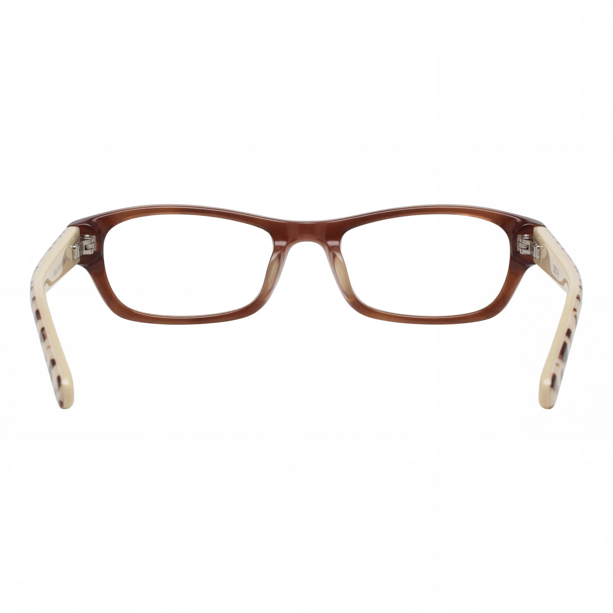 Gafas ópticas Converse para mujer con armazón de colores tierra a rayas y puente de 15 mm, patillas de 125 mm, Photo 2