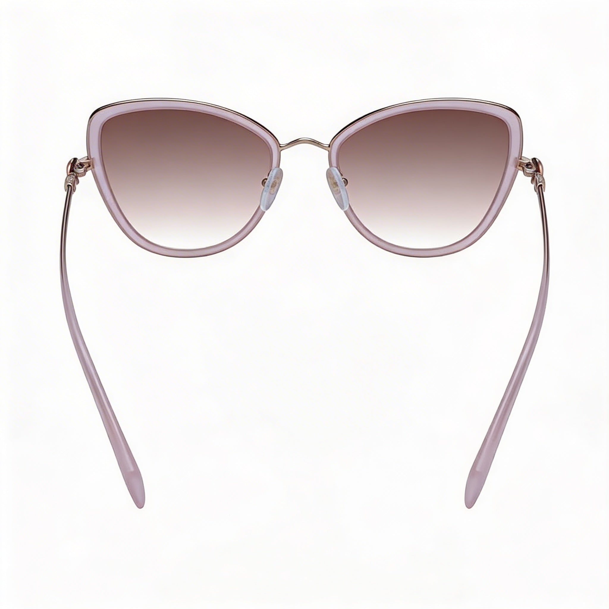Gafas de sol Emilio Pucci Ep0184 para mujer de acero inoxidable dorado brillante y rosa claro con protección UV de 57 mm, Photo 3