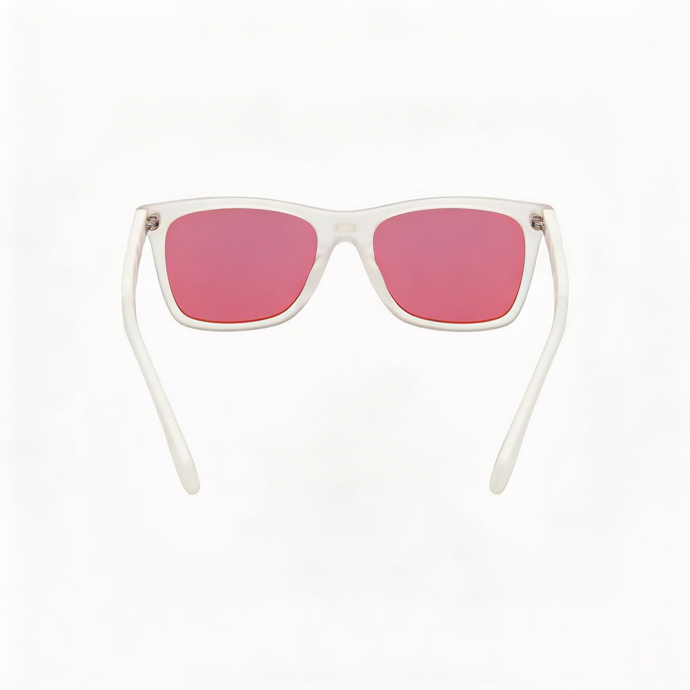 adidas Men's 100% UV Protection Sunglasses, Crystal Gradient TR90 Plastic Frame, Gradient Mirror Violet Lens, 53mm