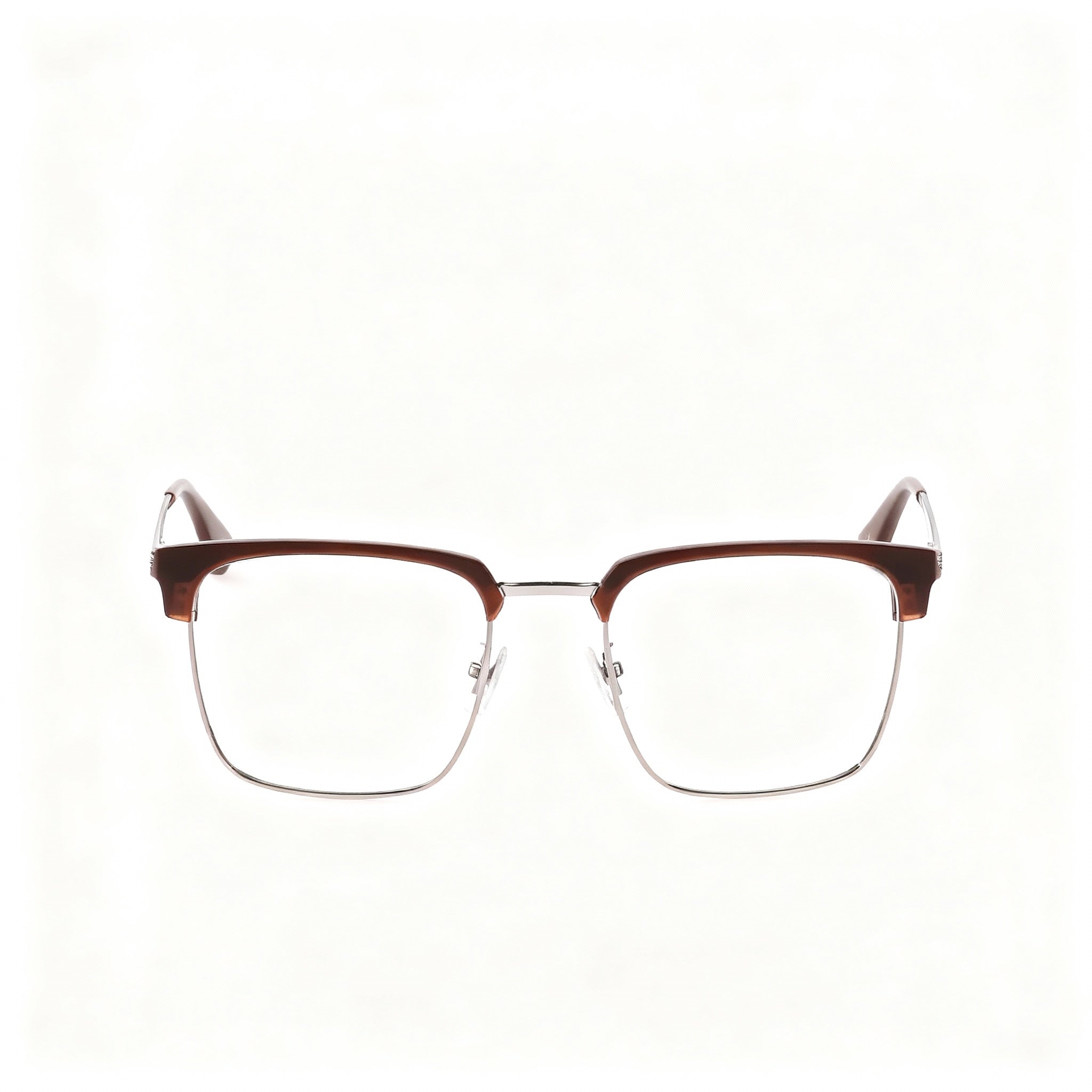 Police Men's Casual VPLL64 Eyeglass Frame in Palladium Metal with Clear Lenses, Size 51-19-145, Photo 3