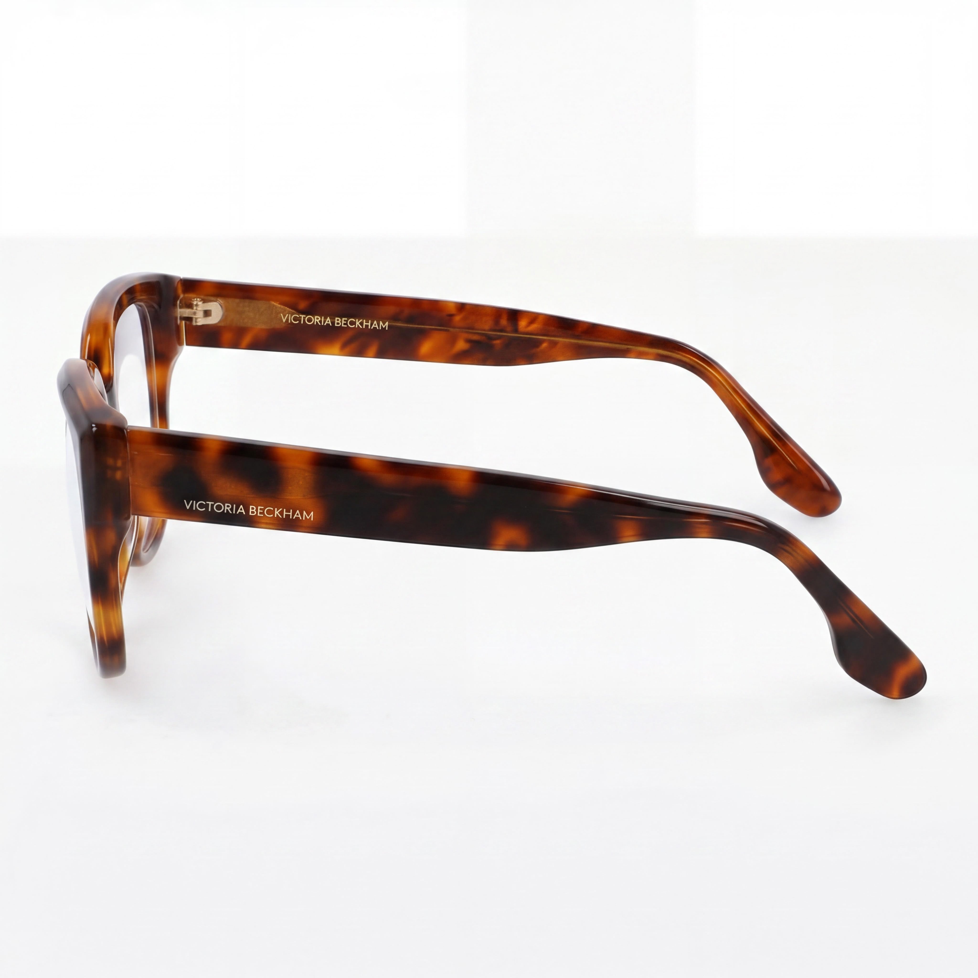 Victoria Beckham Modern VB2617 Unisex Acetate Havana Caramel Polycarbonate Lenses Sunglasses 55mm, Photo 2