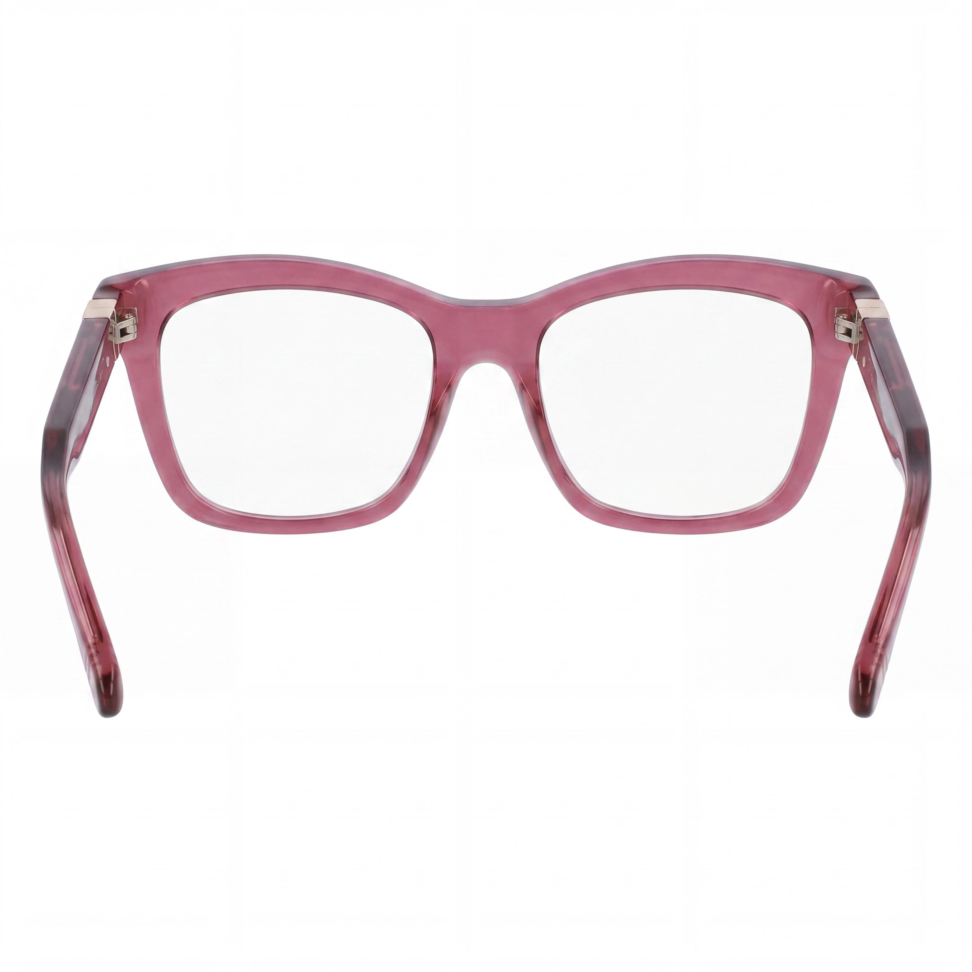Ferragamo Sf3022 Men's Transparent Wine Acetate Frame, Polycarbonate Eyewear 53mm, Photo 3