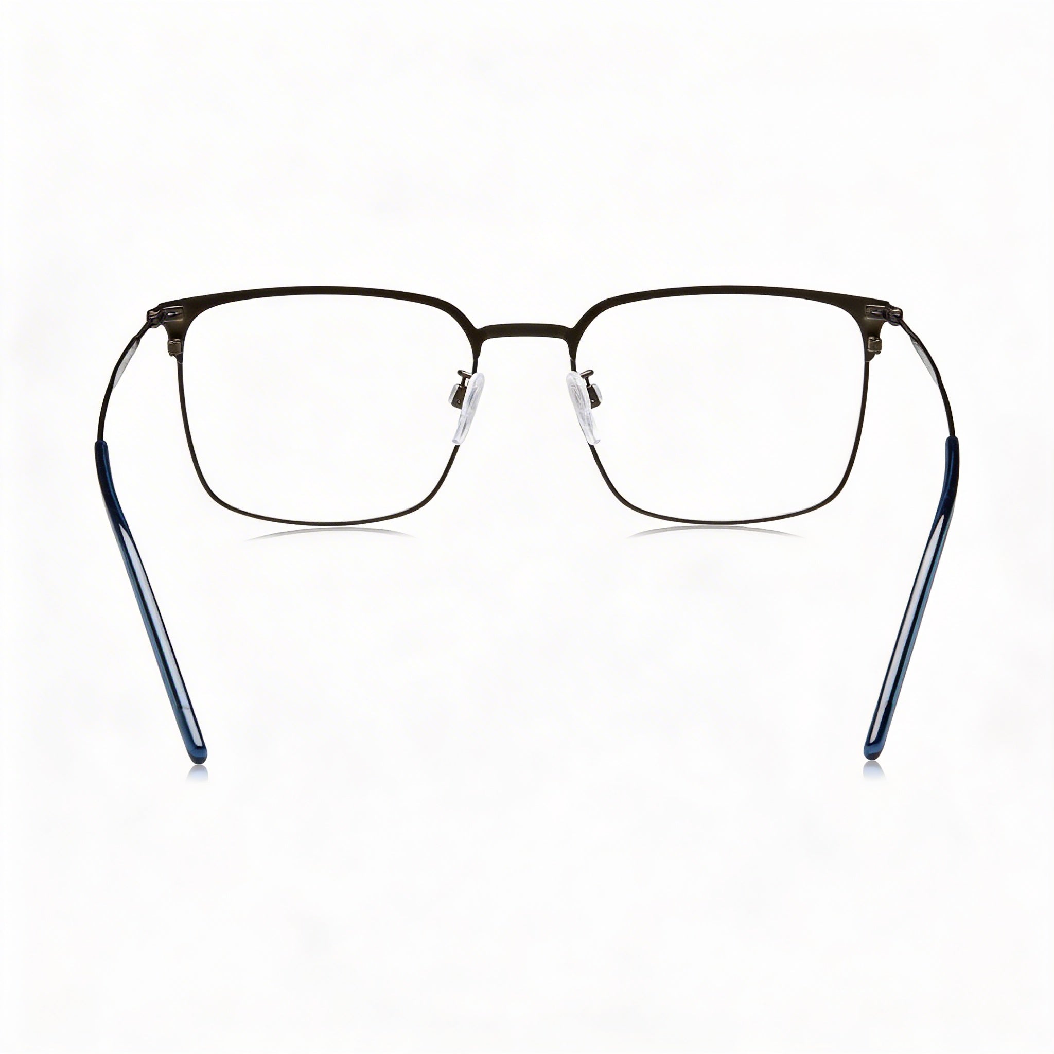 Tommy Hilfiger Modern Unisex - Montura de acero inoxidable negro rutenio mate con lentes de policarbonato de 54 mm, Photo 3