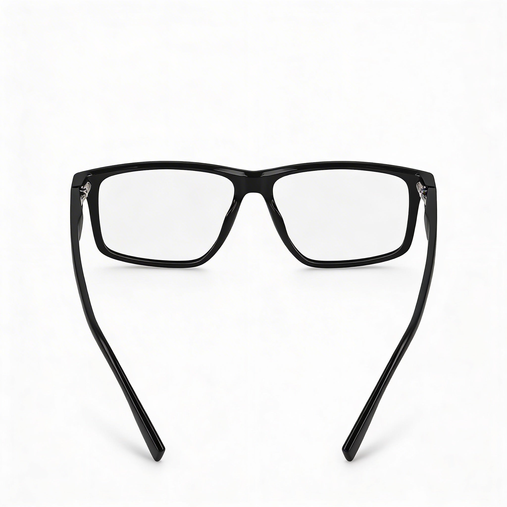 Lacoste Casual Men's Black Ophthalmic Eyeglasses Frames with Plastic Lenses, Lens 55mm, Bridge 14mm, Temple 145mm, Photo 3