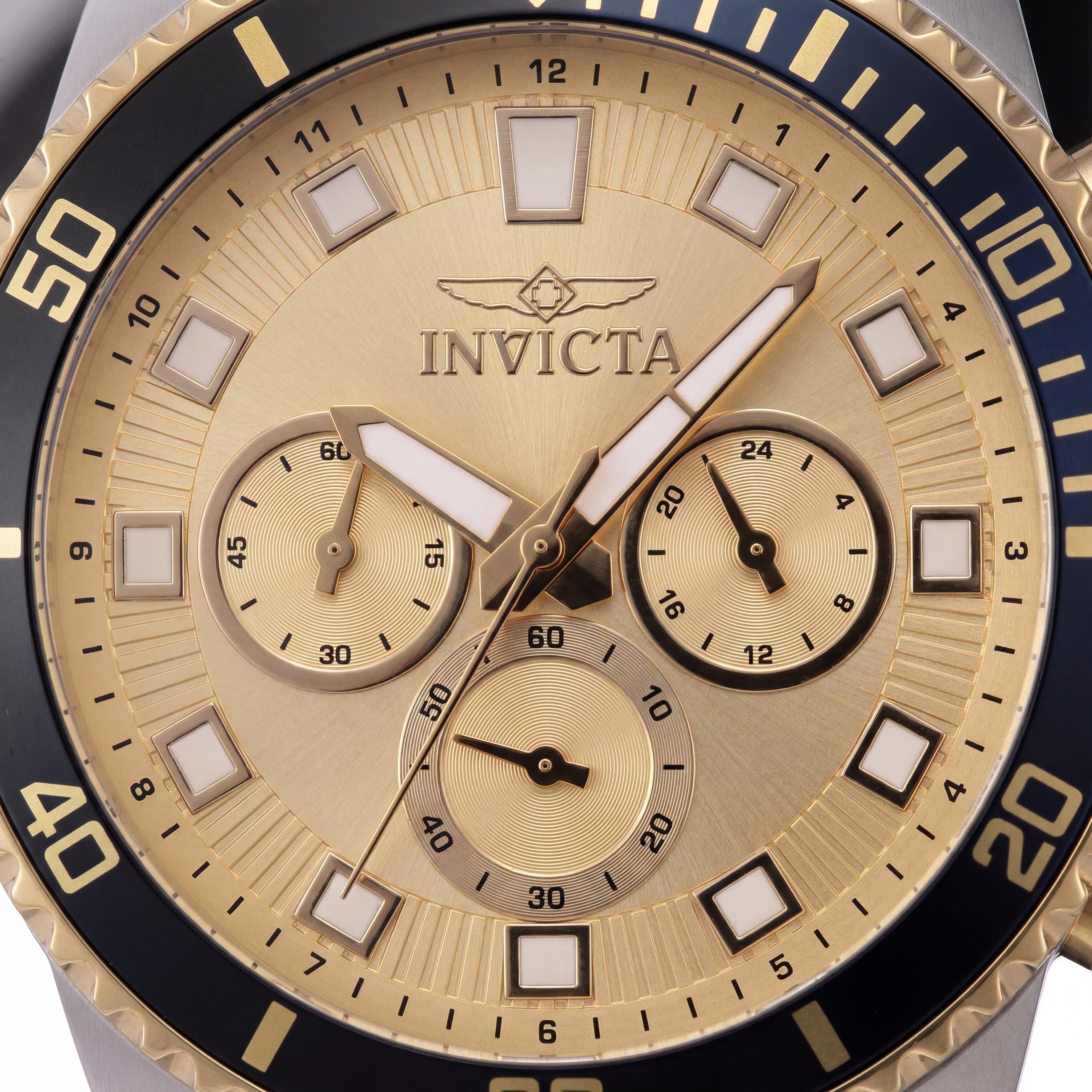 Invicta Pro Diver IN-46128-AMZUK Men's Chronograph Silver Stainless Steel Watch 45mm, Photo 2