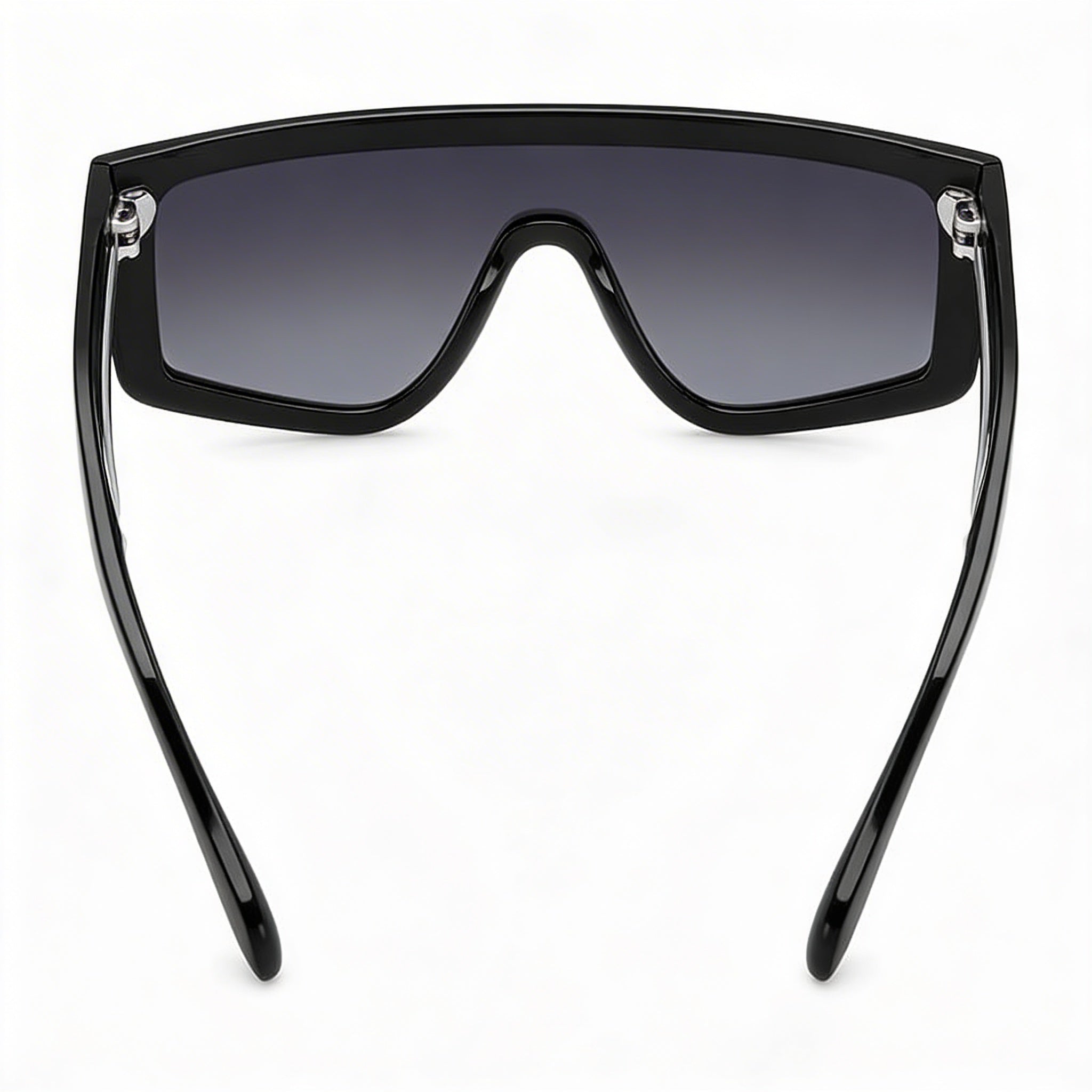 Isabel Marant Trendy Acetate Maxi Temple Shield Women's Black Grey Frame UV Protection Sunglasses 99mm, Photo 4