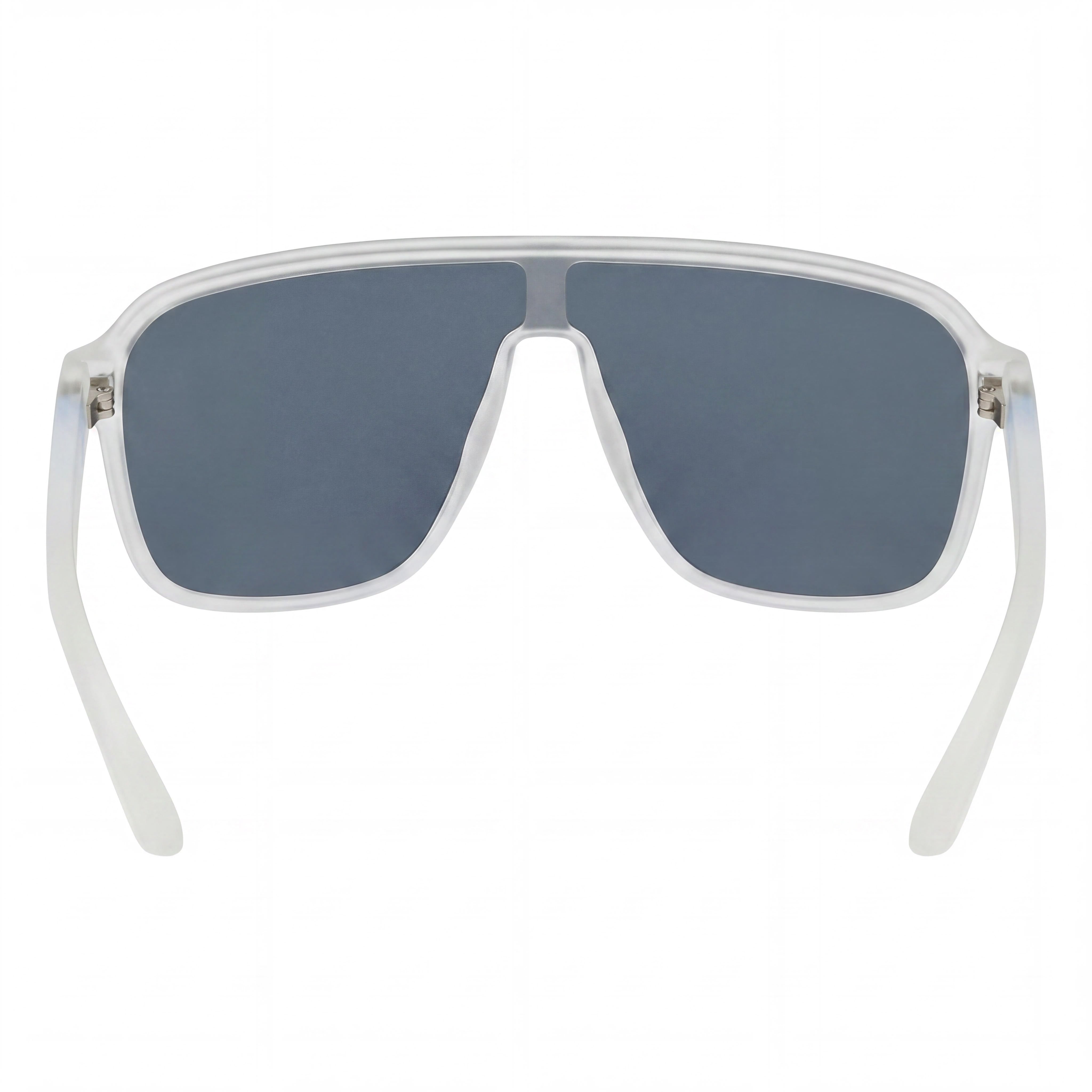 Nike Vintage Flyer Mirrored Unisex Matte Clear Blue Mirror Grey Blue Flash Plastic UV Protection Sunglasses 64-6-145mm, Photo 3