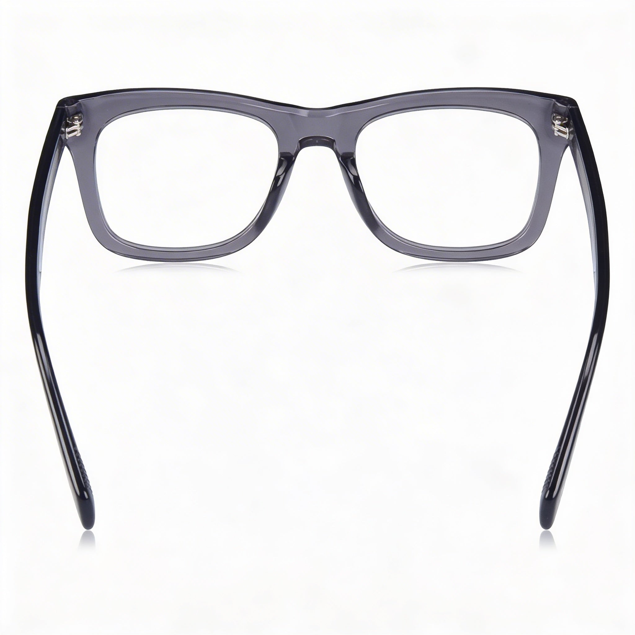 David Beckham Men's Casual Style Optical Eyeglasses with Transparent Dark Grey Acetate Frame 51-21-145, Photo 2