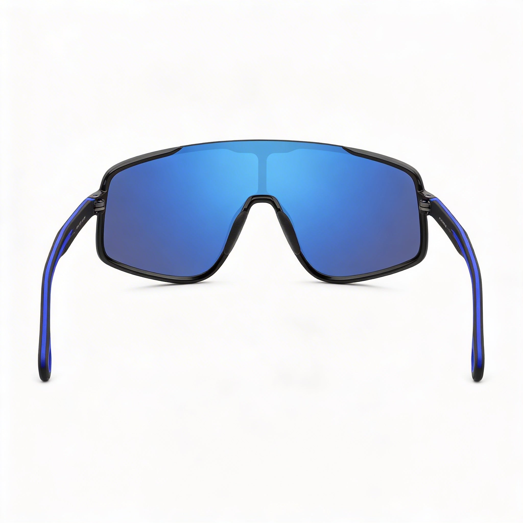Carrera 4017/S Men's Casual Black Blue ECO Polyamide Frame Sunglasses Blue Multilayer Lenses 99mm, Photo 4