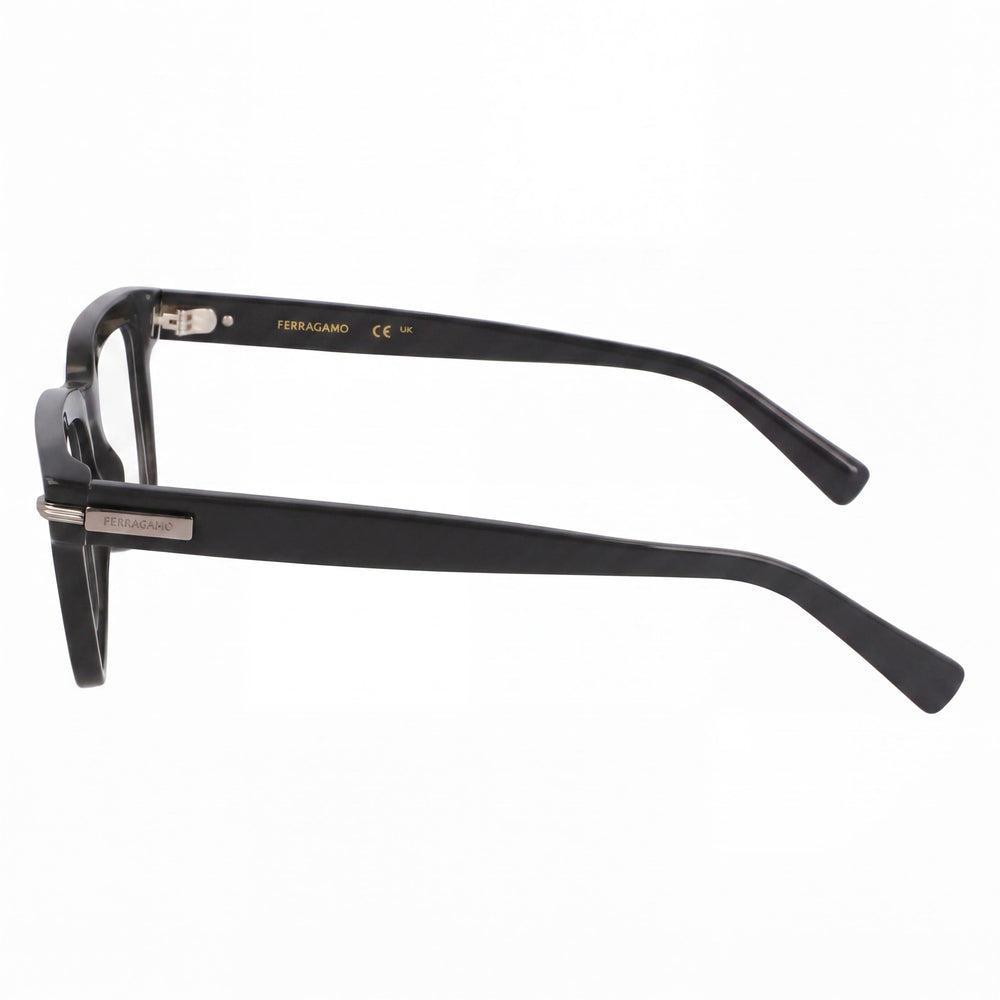 Ferragamo Sf3014 Men’s Eyeglasses with Purple Acetate Frame & Clear Polycarbonate Lenses – 55mm Lens Width
