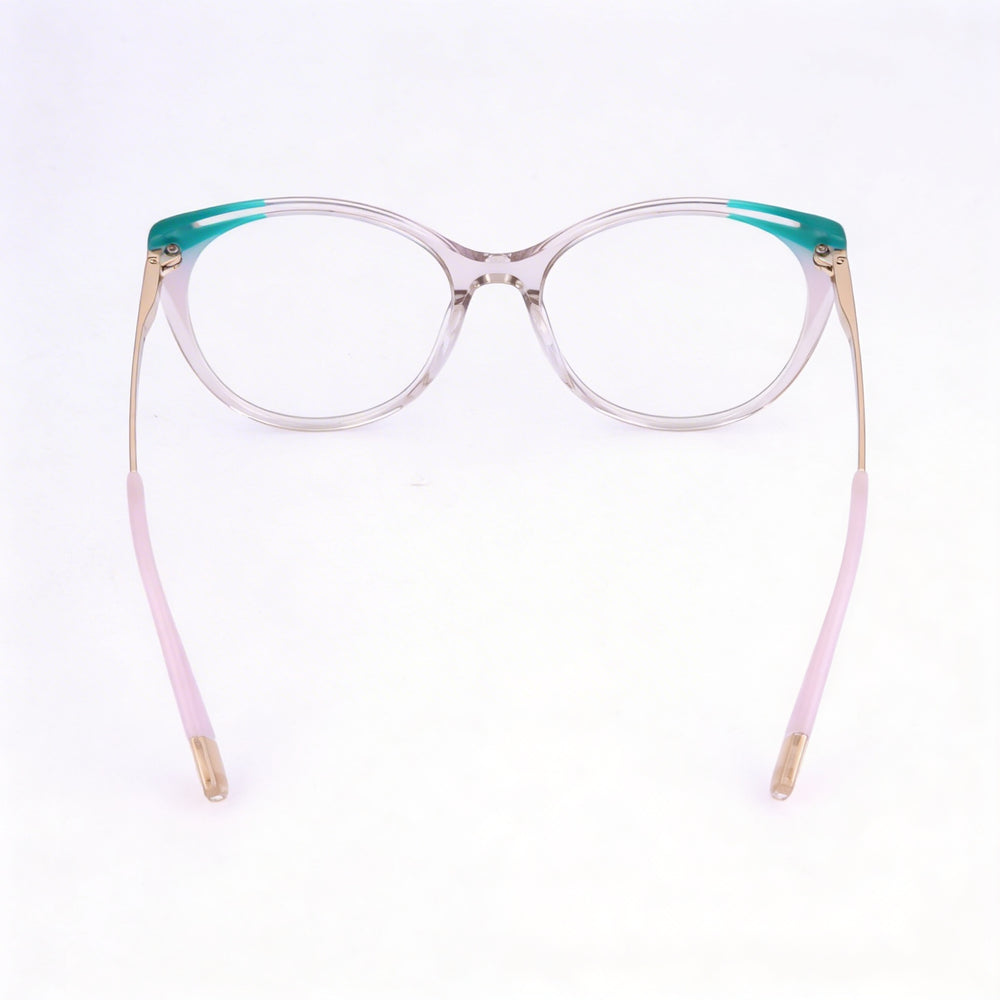 Furla Casual VFU722V Women's Acetate Eyeglass Frame, Antique Pink, 53mm