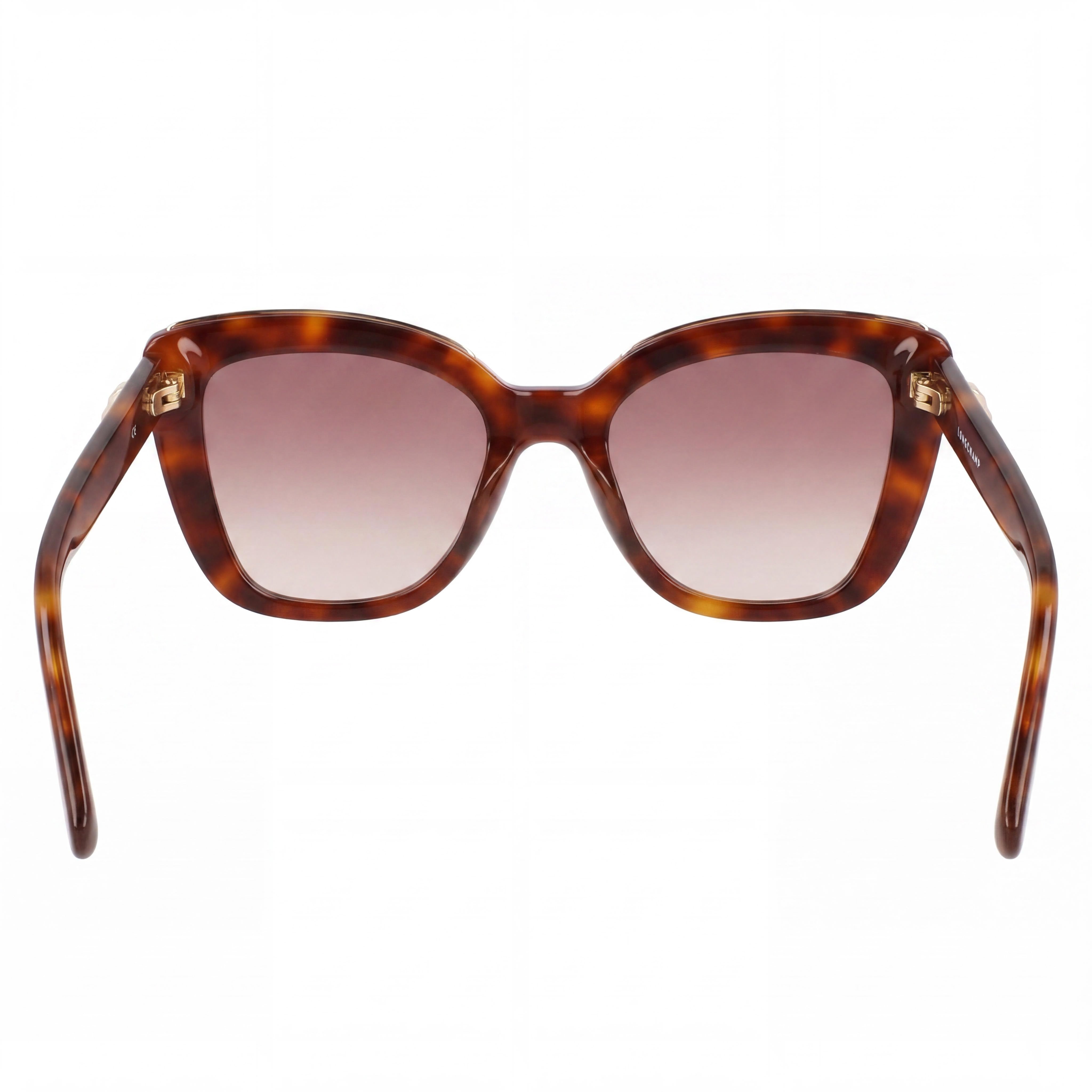 Gafas de sol Longchamp LO692S casuales para mujer, marco de aleación de acero La Habana, lentes de policarbonato de 53 mm, protección UV, no polarizadas, Photo 4