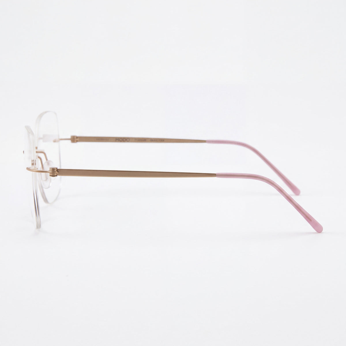 MODO & ECO 4609 Women's Shiny Black Titanium Frame Eyeglasses, Lens 52mm, Bridge 16mm, Temple 142mm, Photo 2