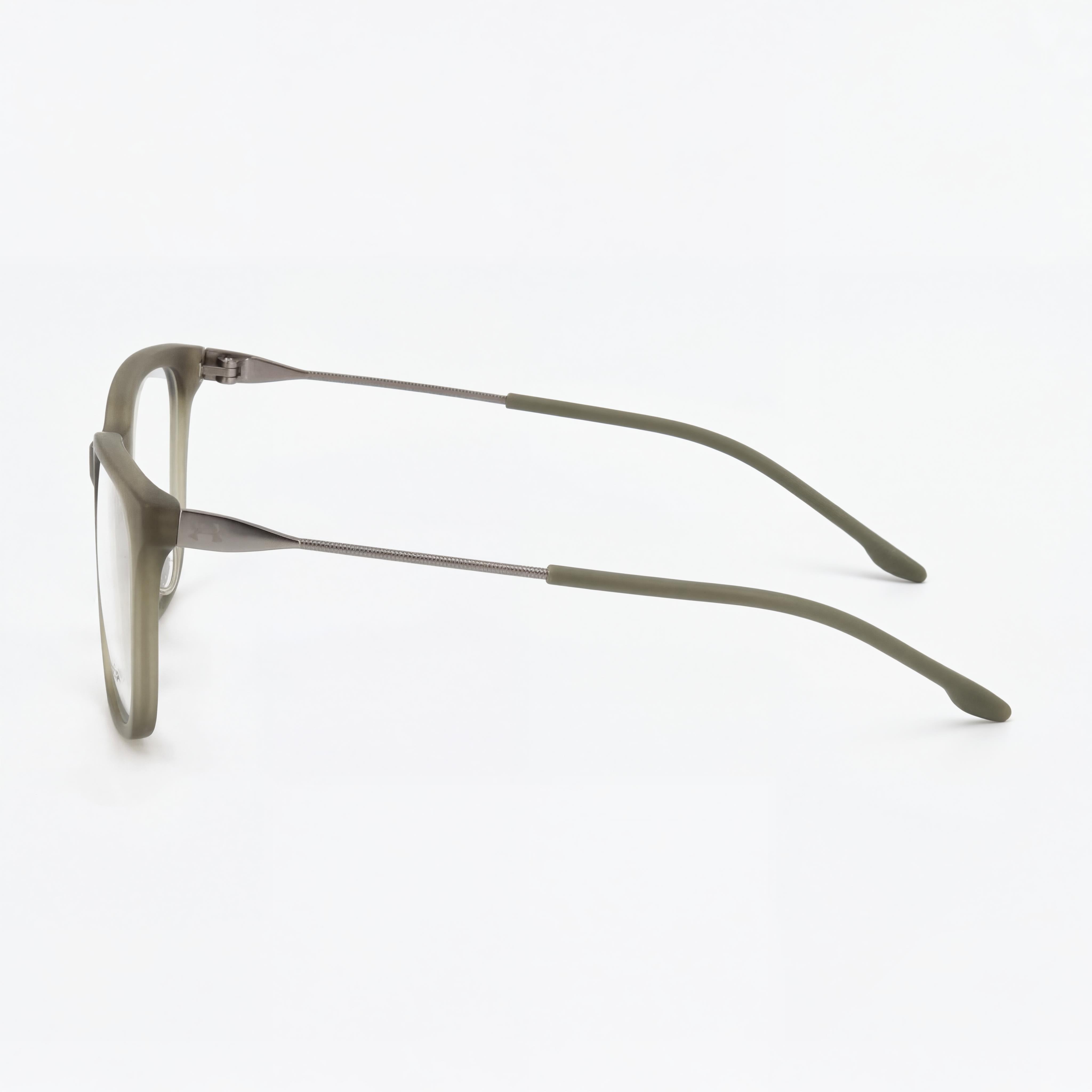Under Armour Modern Unisex Eyewear with Acetate Frame, Polycarbonate Lenses, Matte Green, Lens Width 55mm, Photo 2