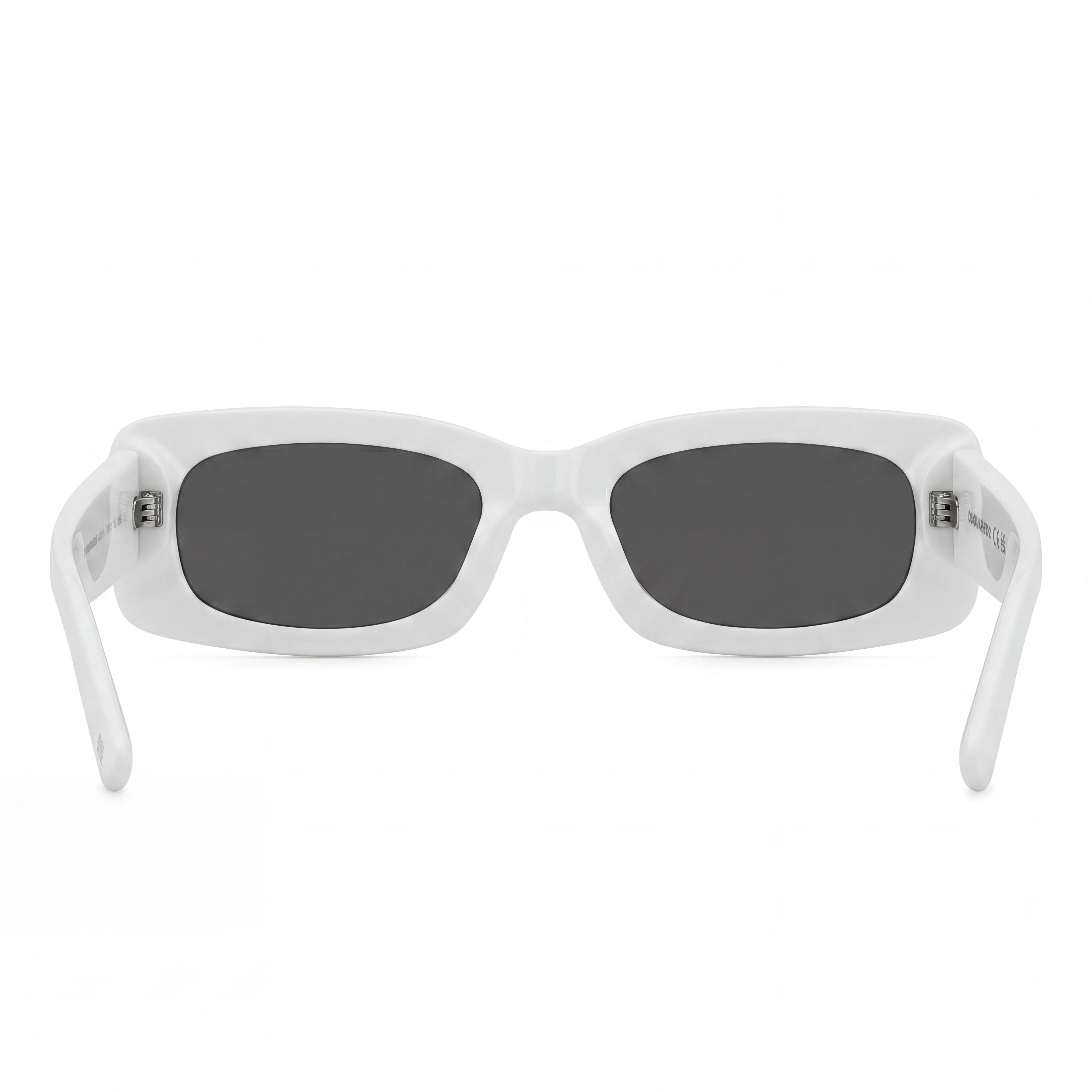 DSQUARED2 ICON 0020/S Gafas de sol casuales para mujer con montura de celulosa blanca, lentes de policarbonato no polarizadas de 52 mm, Photo 4