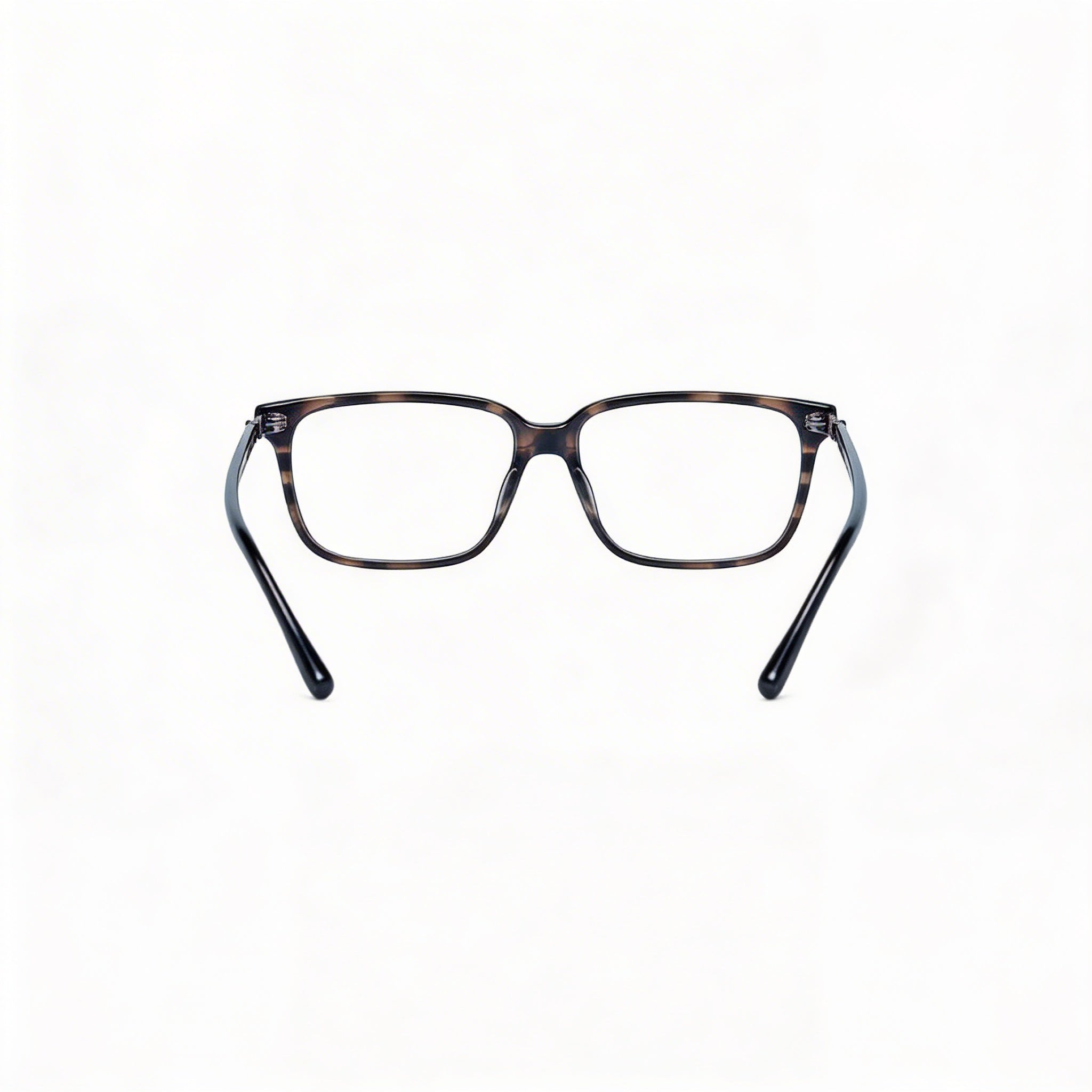 BMW Casual Collection Men's Gray Plastic Full-Rim Rectangle Eyeglasses with Transparent Lenses, Size 56-15-145mm, Photo 4
